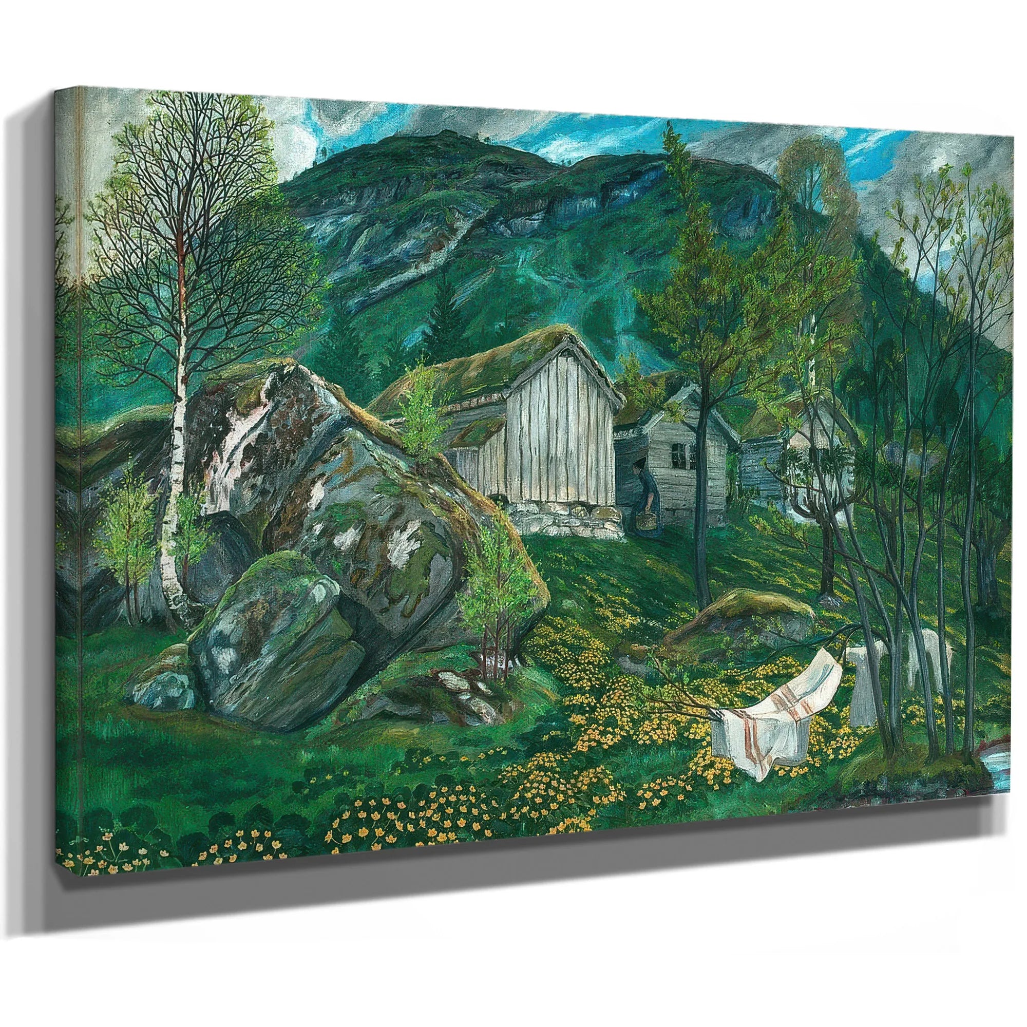 Old Cotter's Farm By Nicolai Astrup Fine Art Print