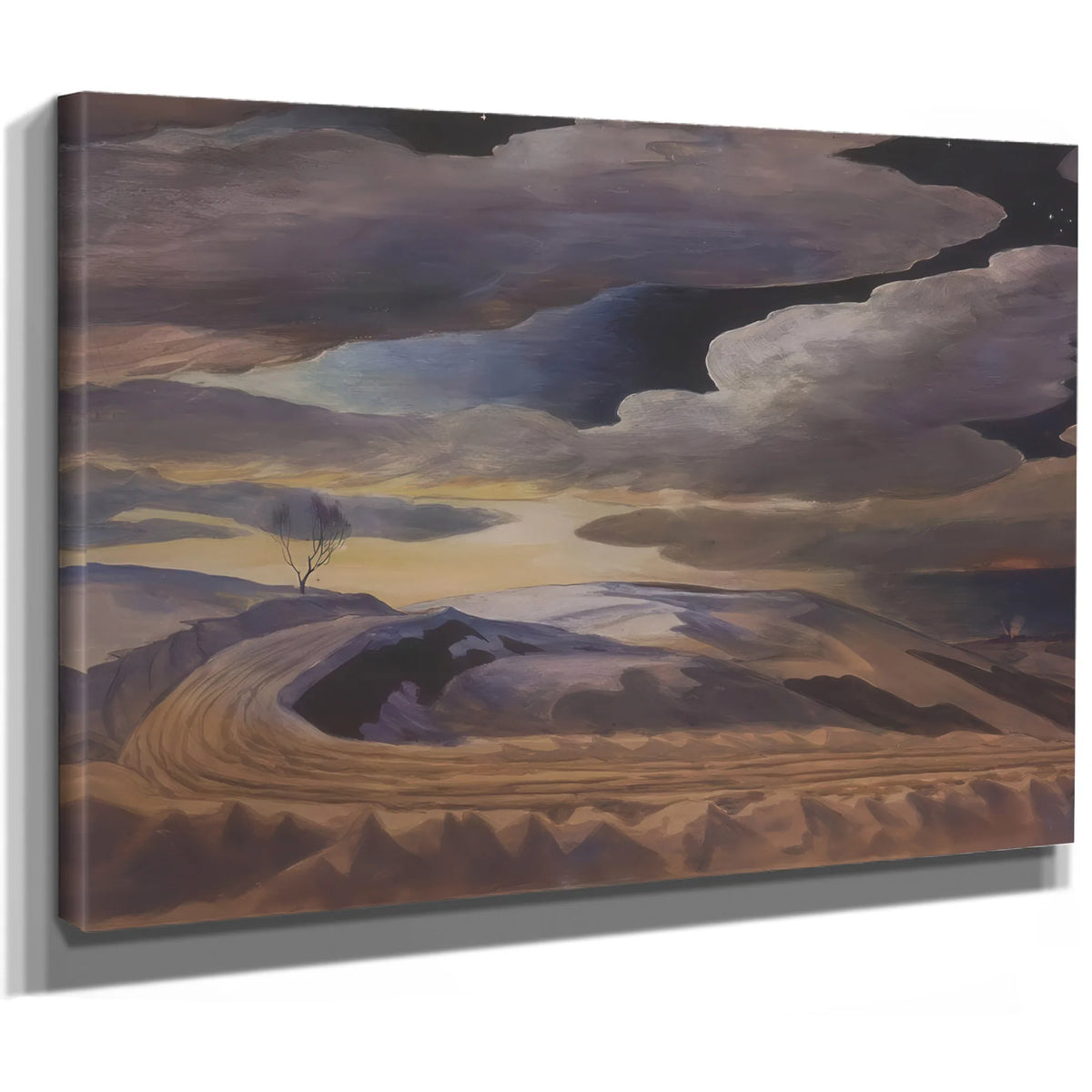 The Open Road By Charles Burchfield Fine Art Print