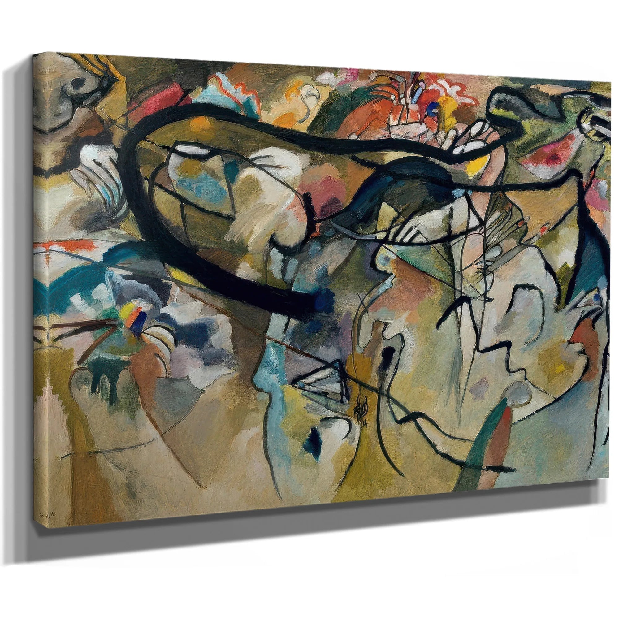 Composition 5 1911 By Wassily Kandinsky Fine Art Print