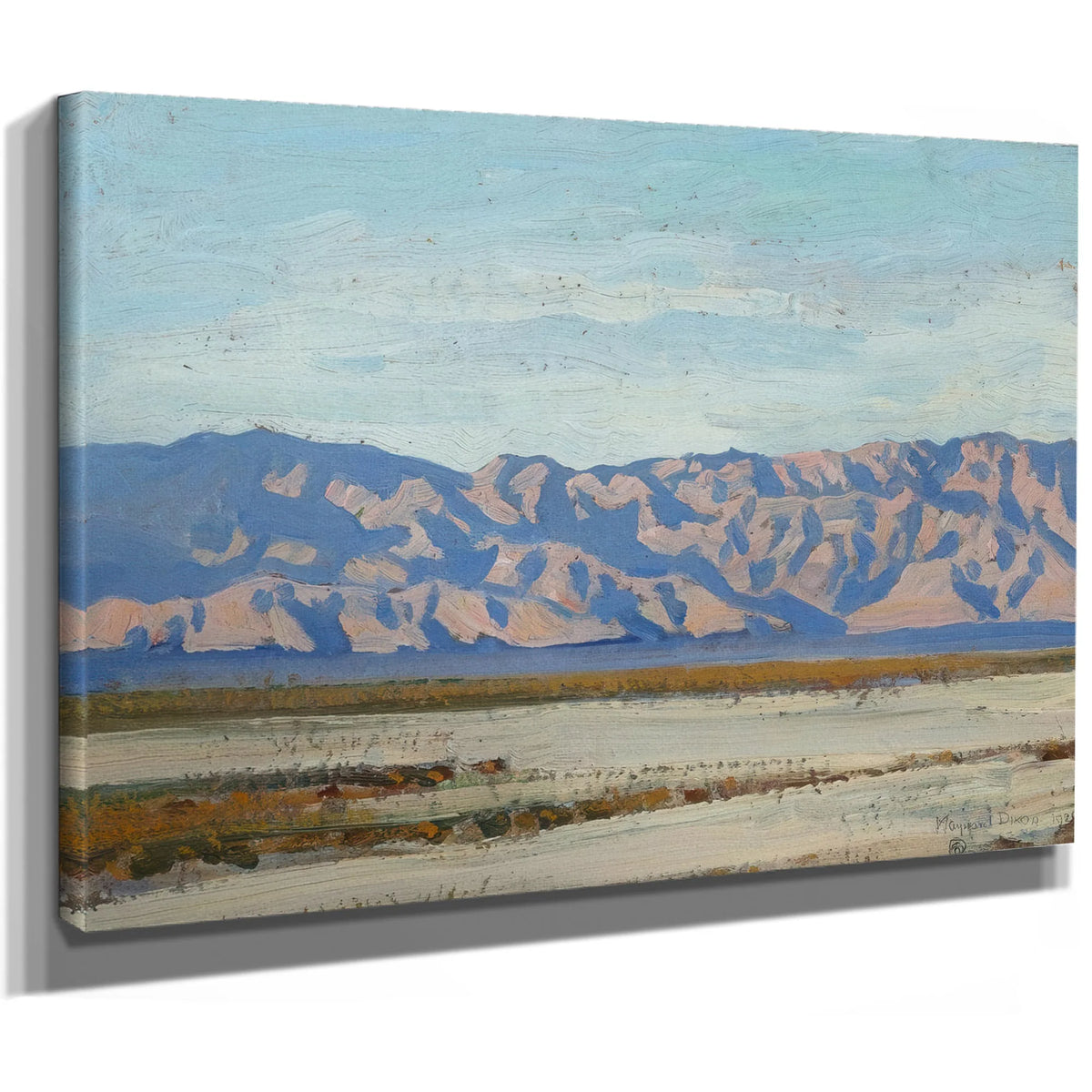 Desert Expanse; Nude Study (Double Sided) By Maynard Dixon Fine Art Print
