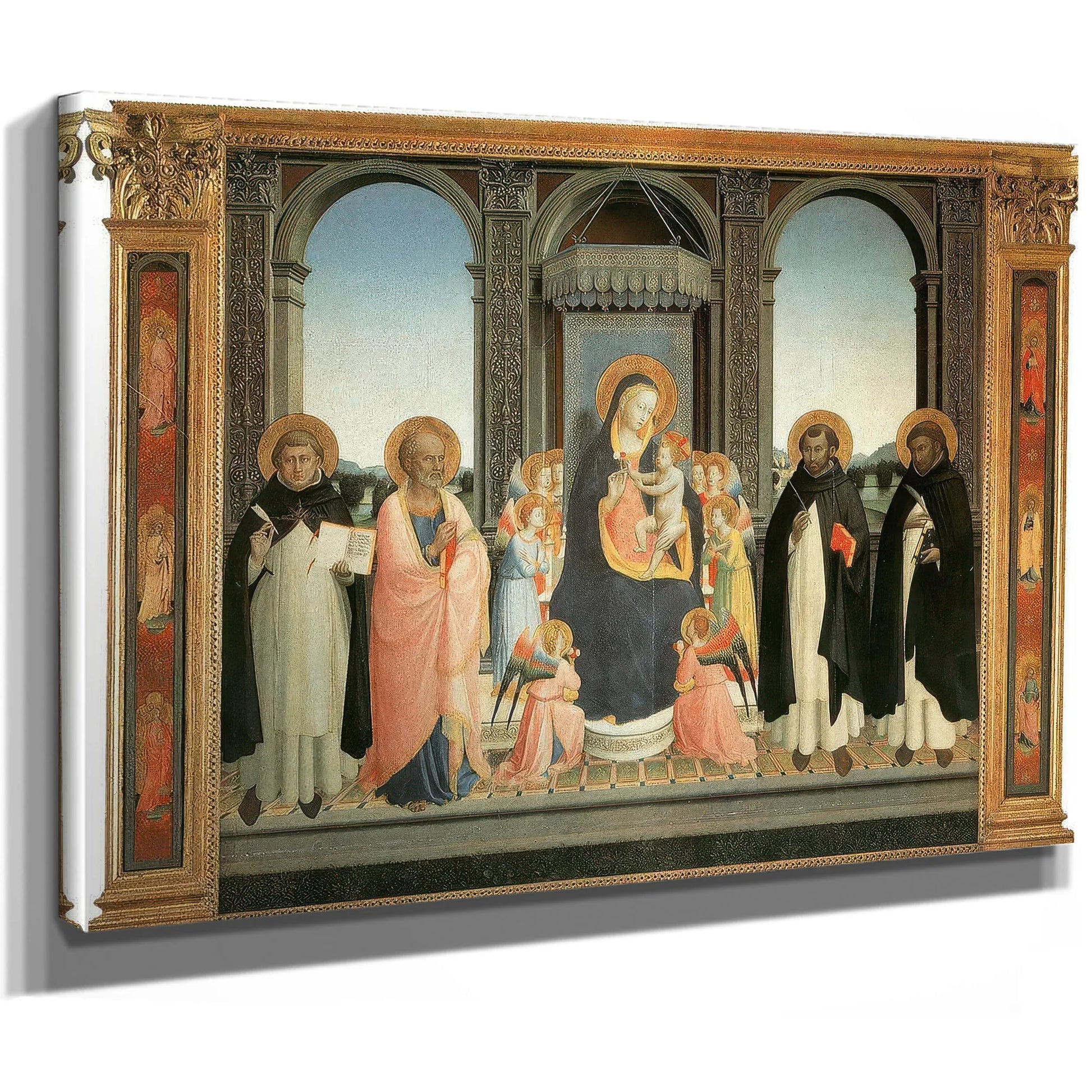 Fiesole Altarpiece 1425 By Fra Angelico Fine Art Print