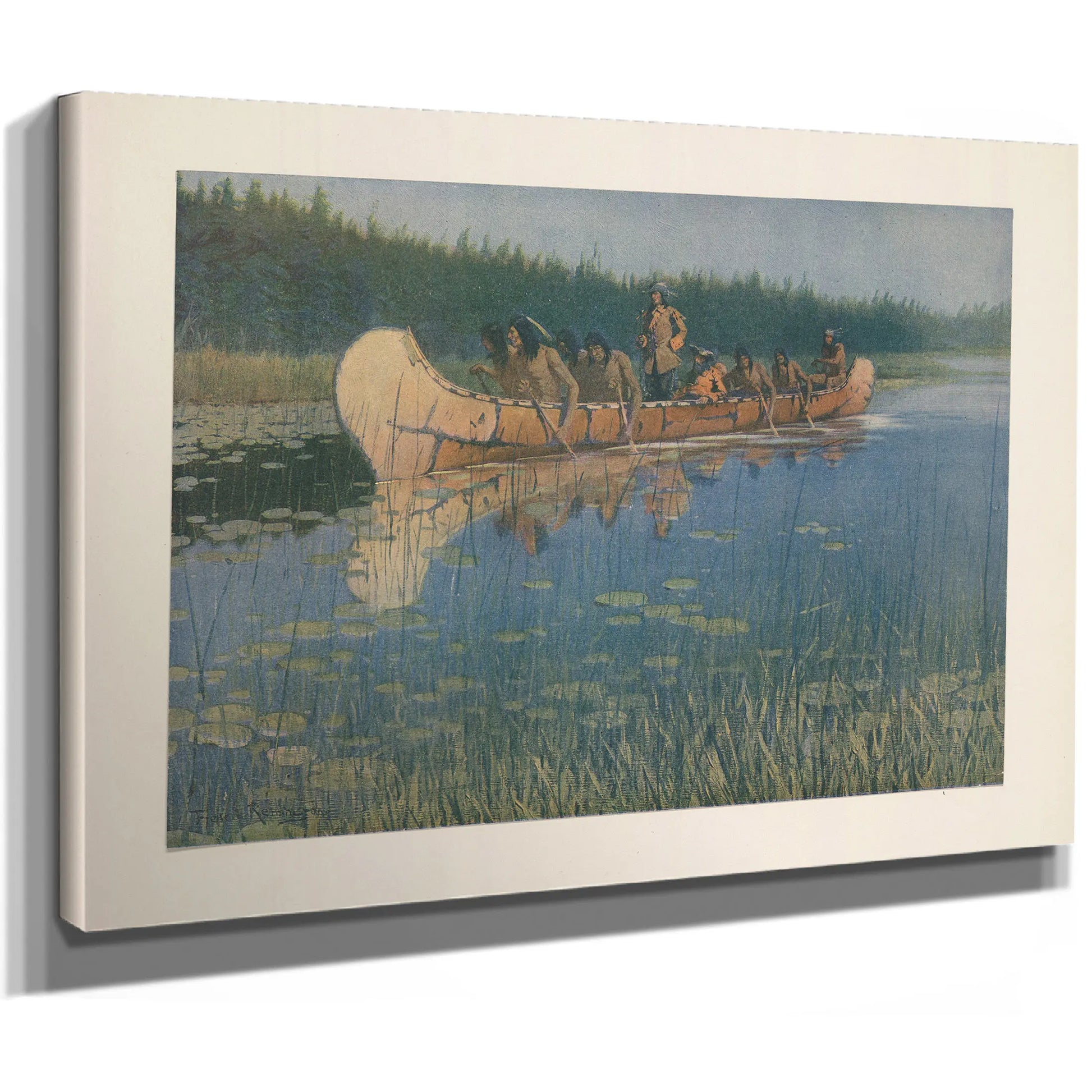 The Great Explorers Iv Raddison by Frederic Remington