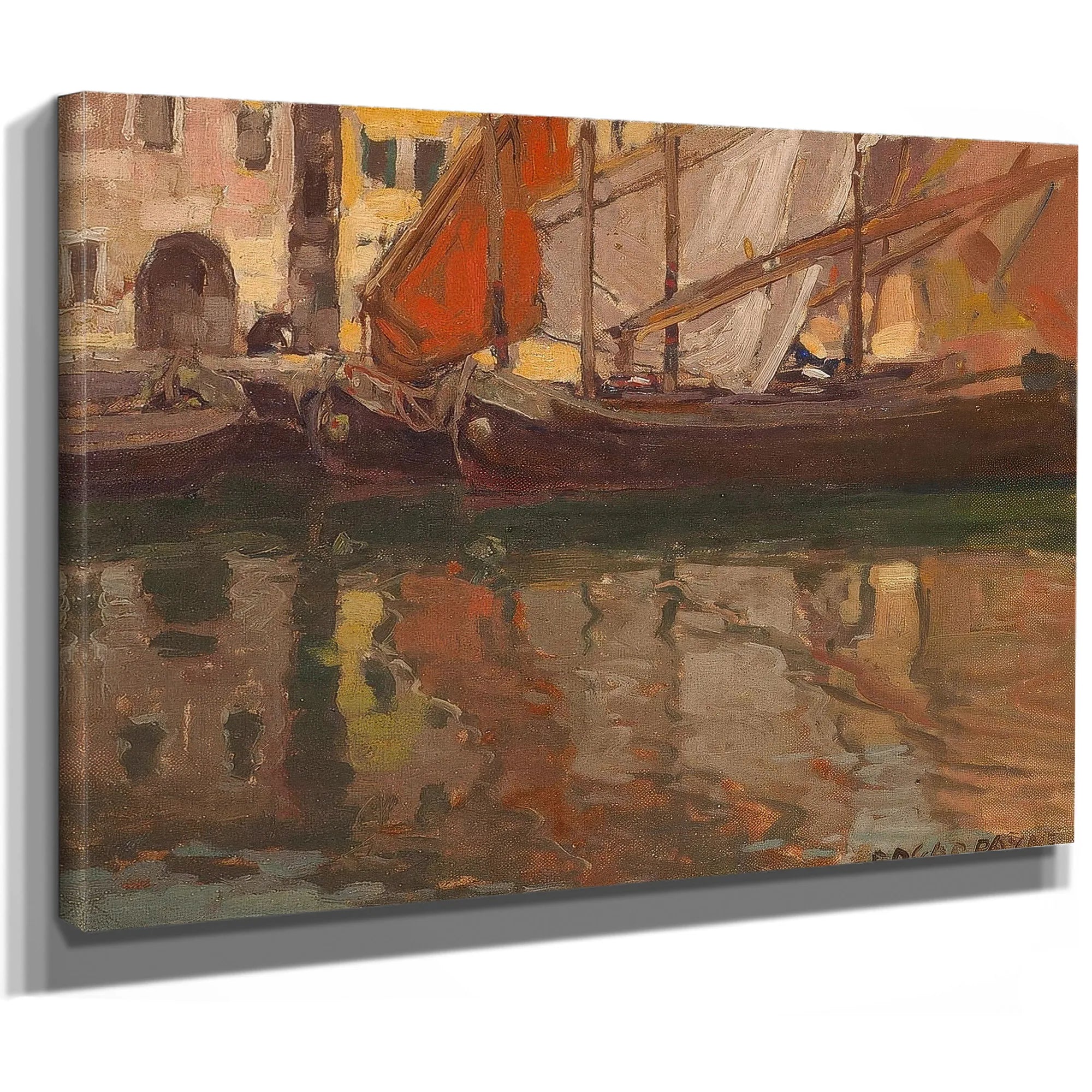 Brittany Boats By Edgar Payne Fine Art Print