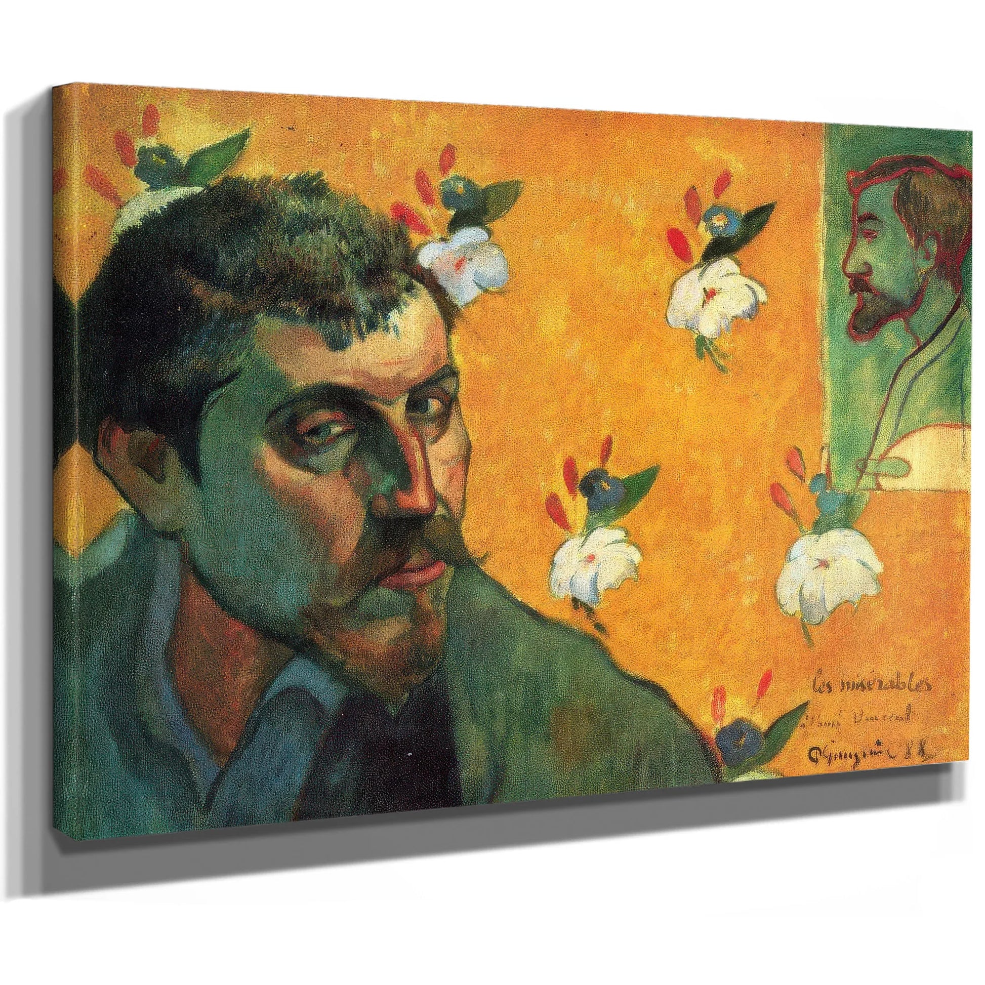 Self Portrait In The Role Of Jean Valjean 1888 45X55Cm Van Gogh Museum By Paul Gauguin Fine Art Print