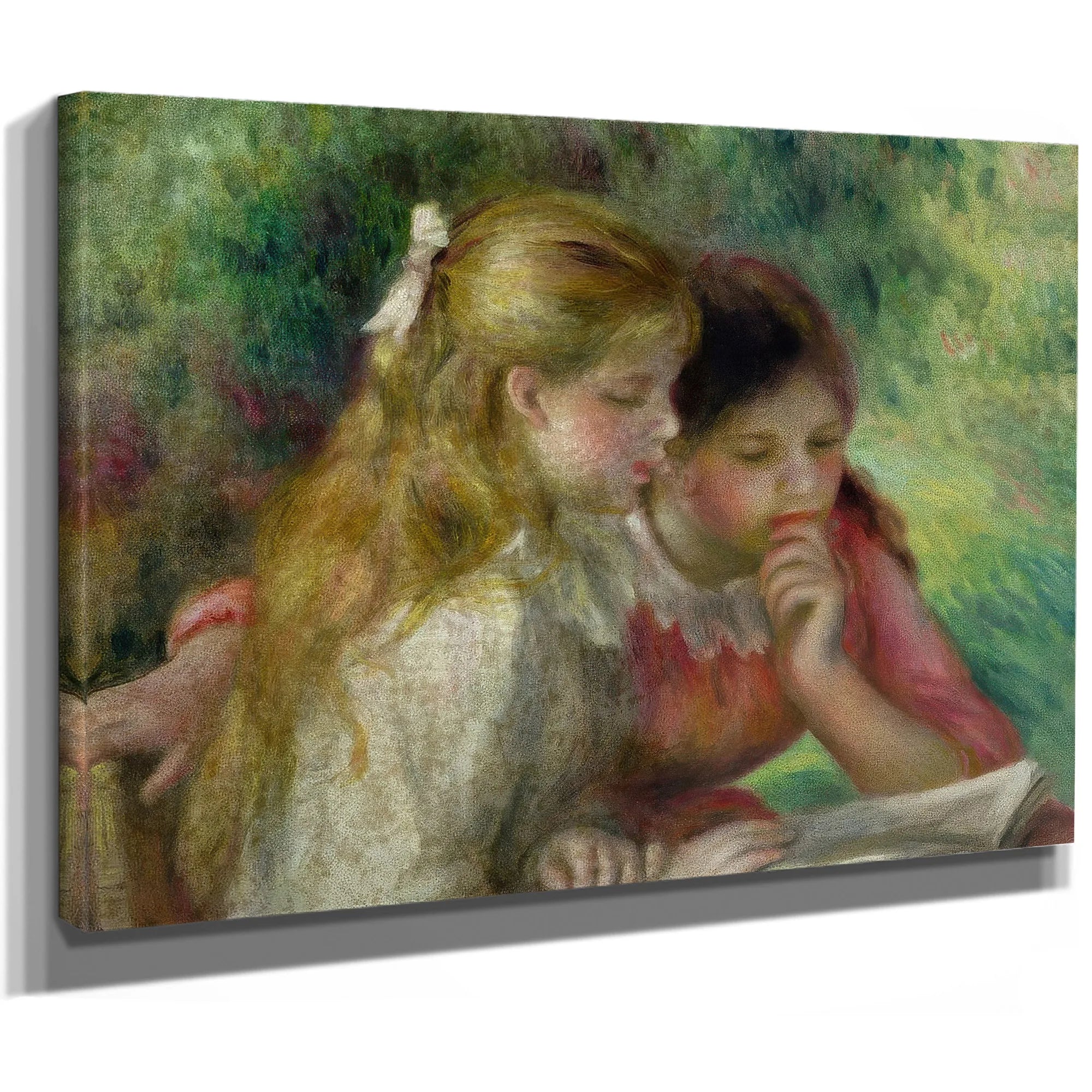 The Reading By Pierre Auguste Renoir Fine Art Print