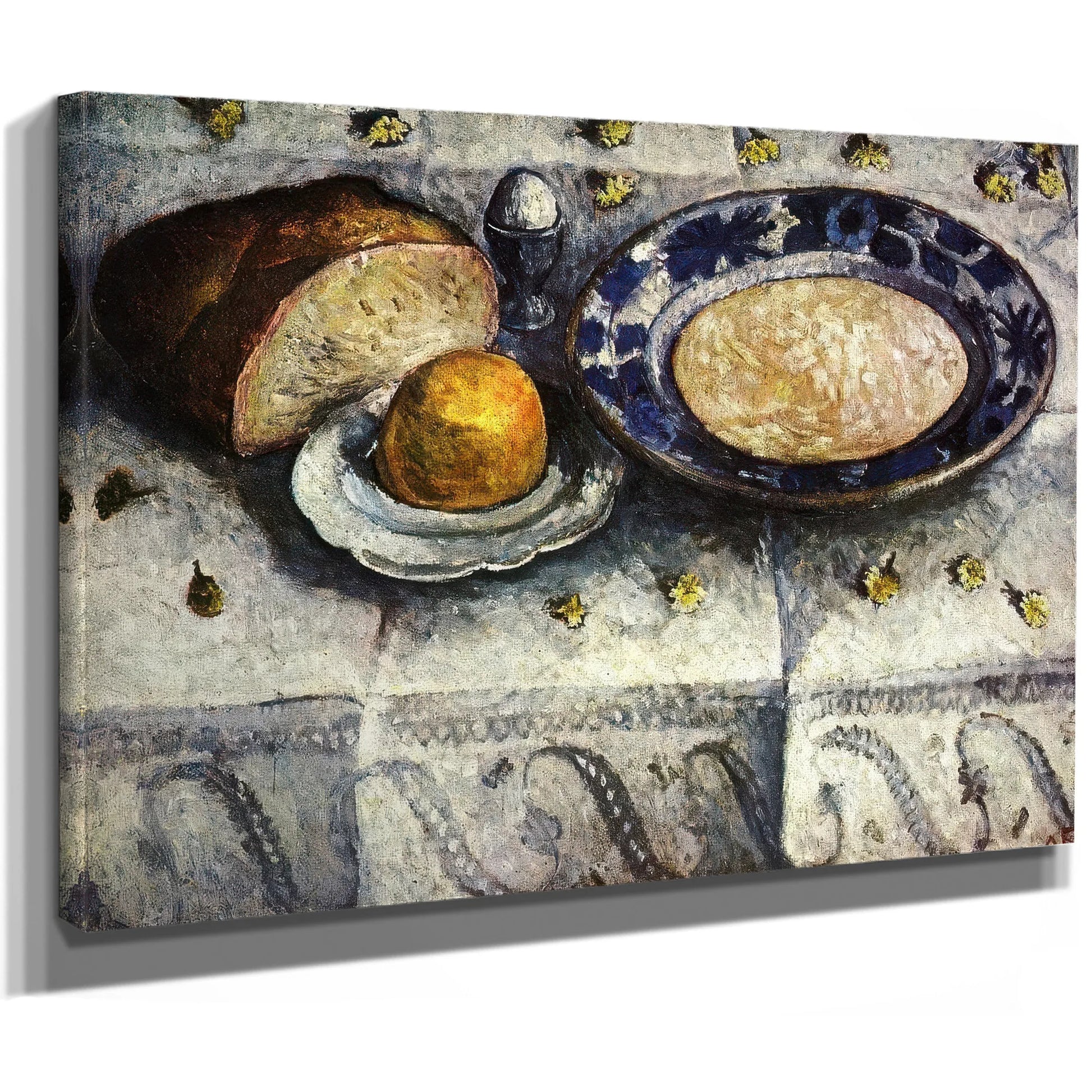 Still Life With A Plate Of Milk By Paula Modersohn Becker Fine Art Print