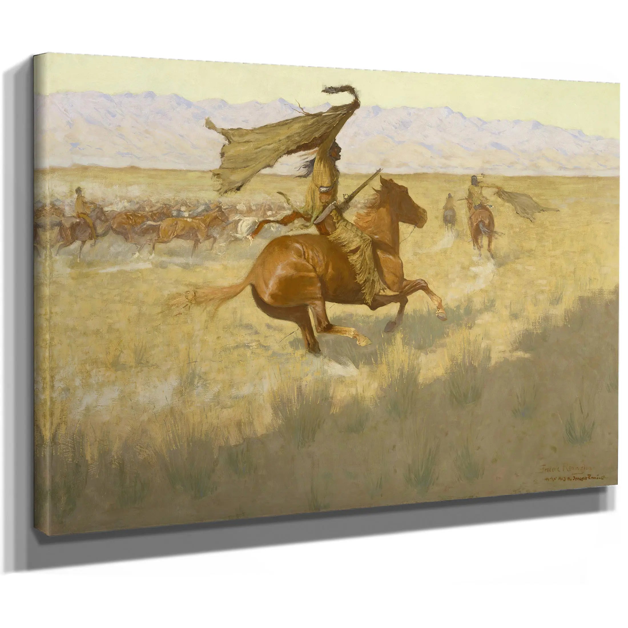 Change Of Ownership The Stampede Horse Thieves by Frederic Remington