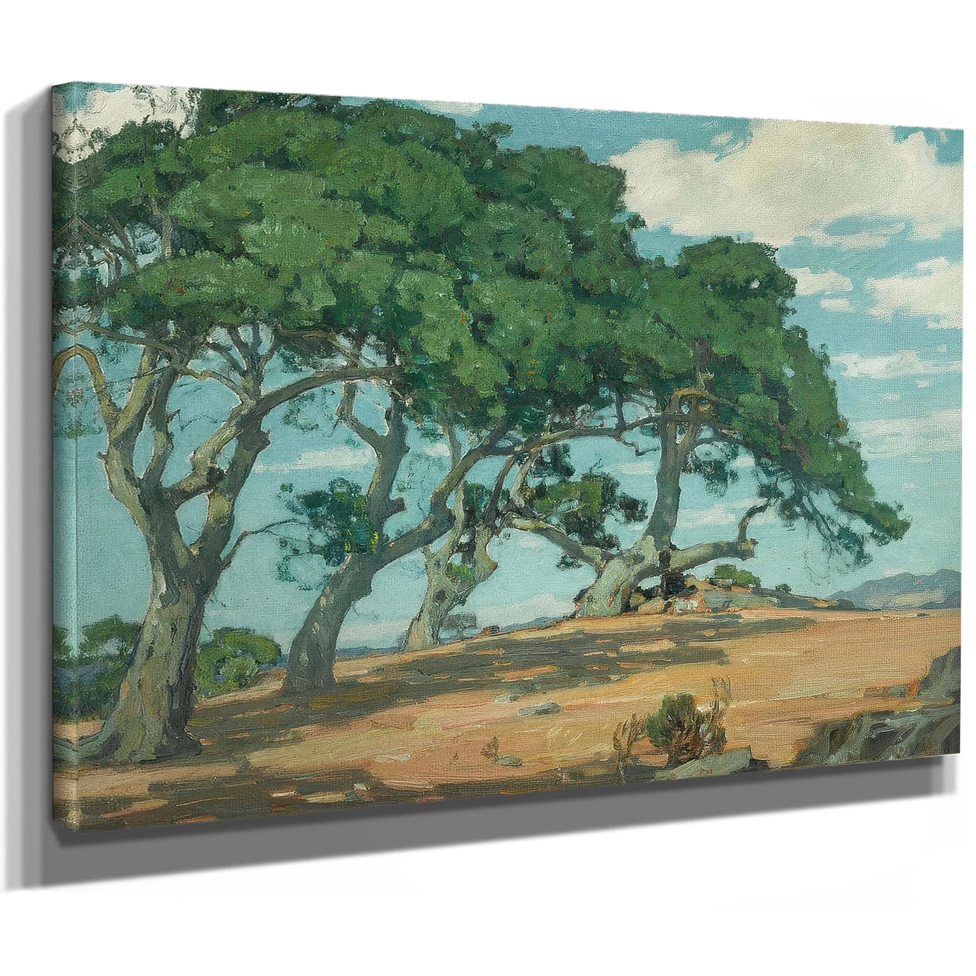 The Top Of The Hill Near San Luis Obispo 1926 By William Wendt Fine Art Print