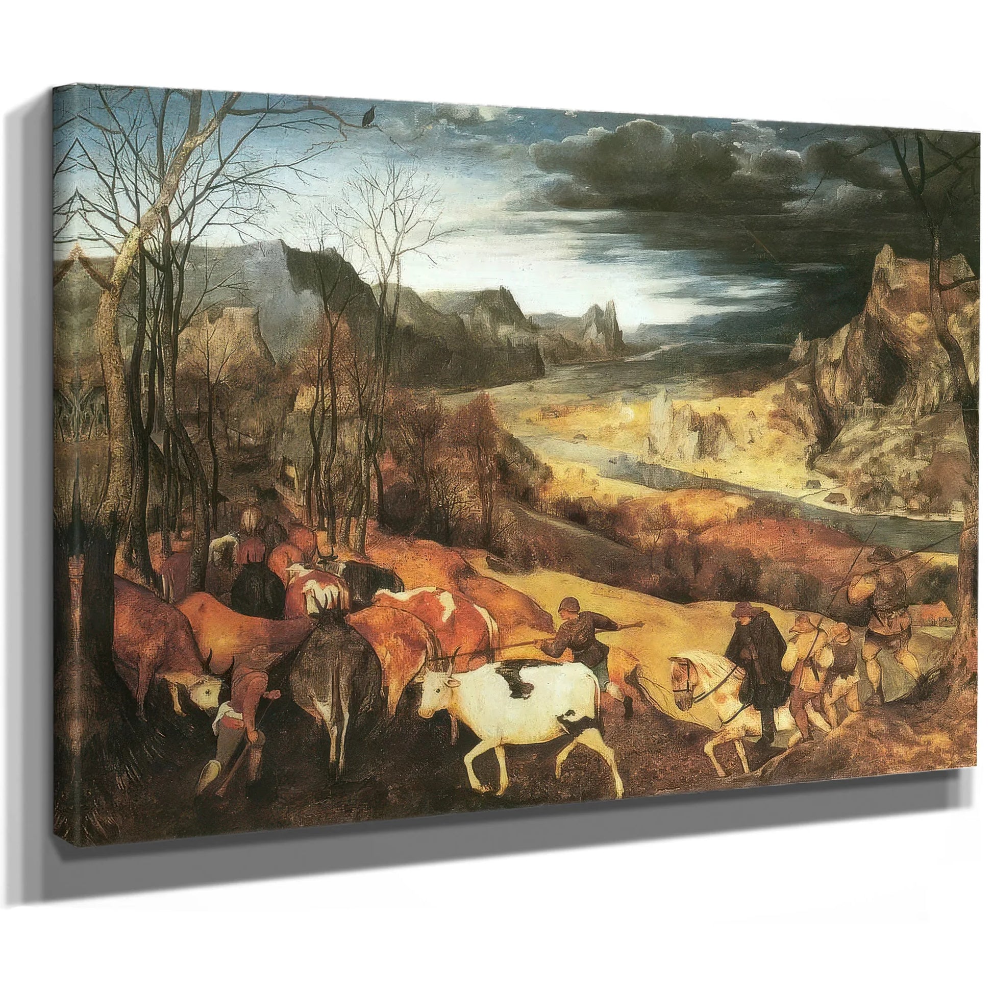 The Return Of The Herd 1565 By Pieter Bruegel Fine Art Print