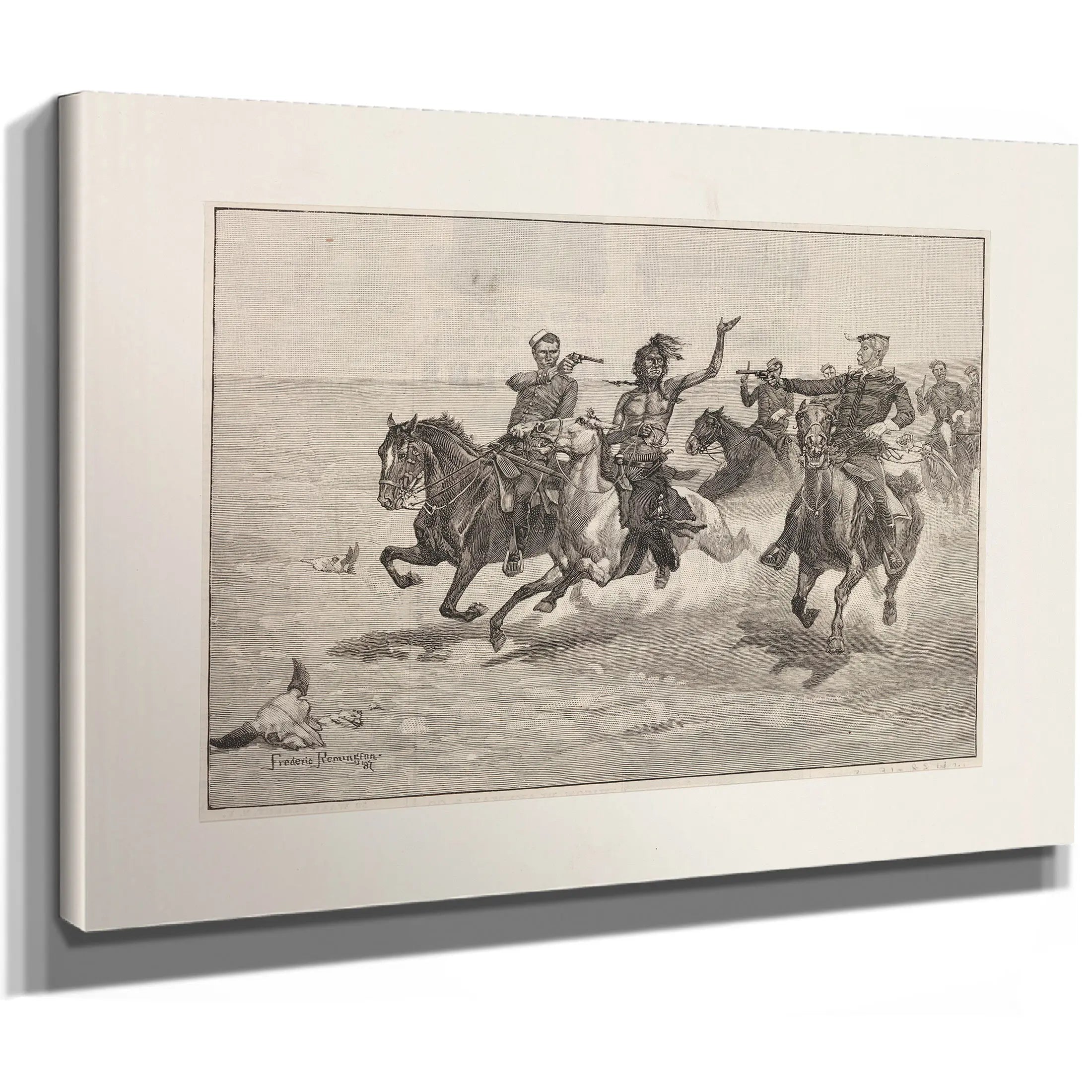 Arrest Of A Blackfeet Murderer by Frederic Remington