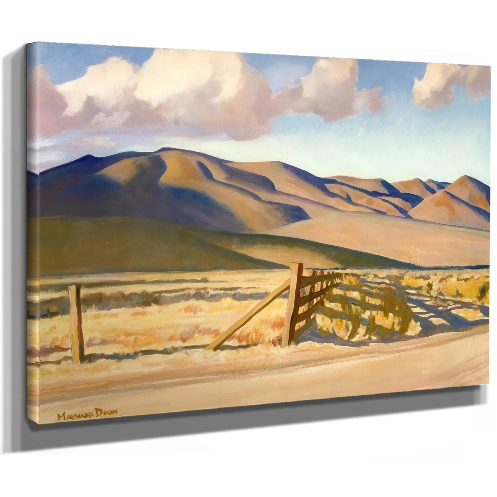 Old Corrals By Maynard Dixon Fine Art Print
