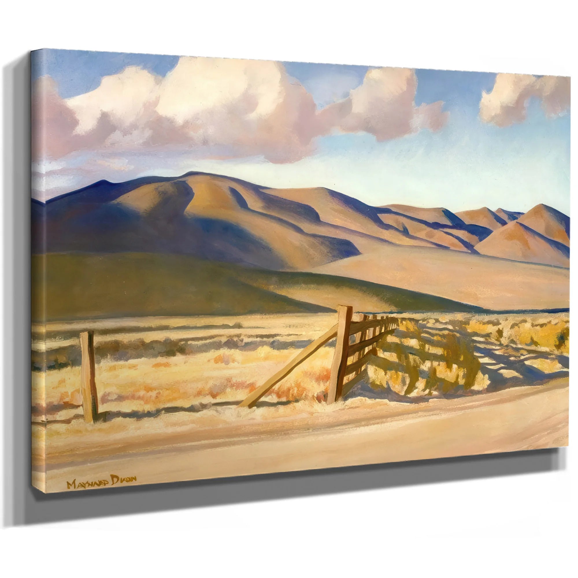 Old Corrals By Maynard Dixon Fine Art Print