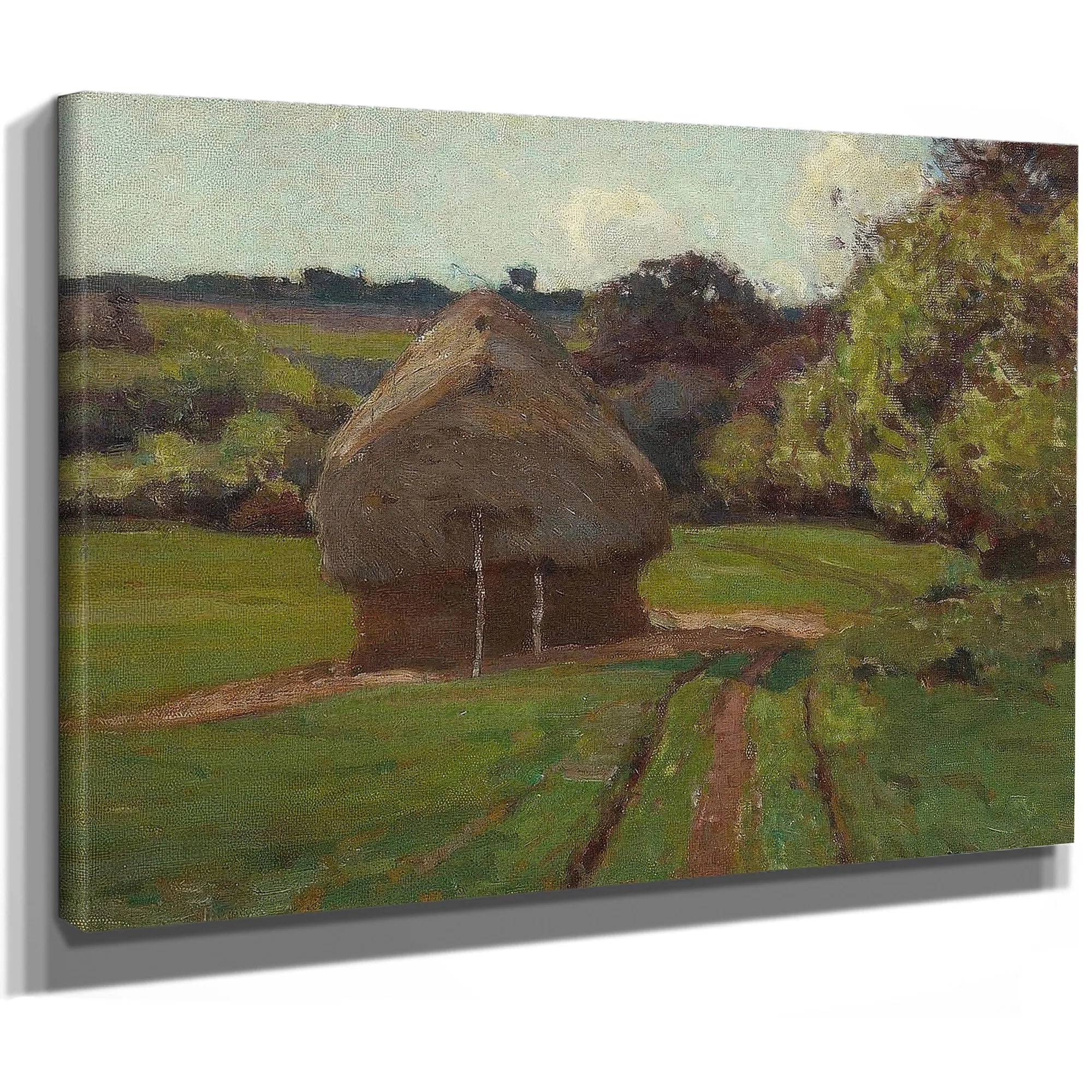 Haystacks By William Wendt Fine Art Print