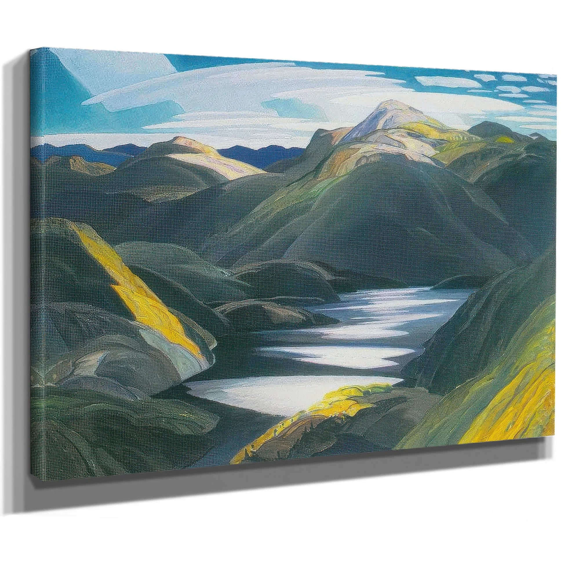 Light And Shadow By Frank Carmichael Fine Art Print