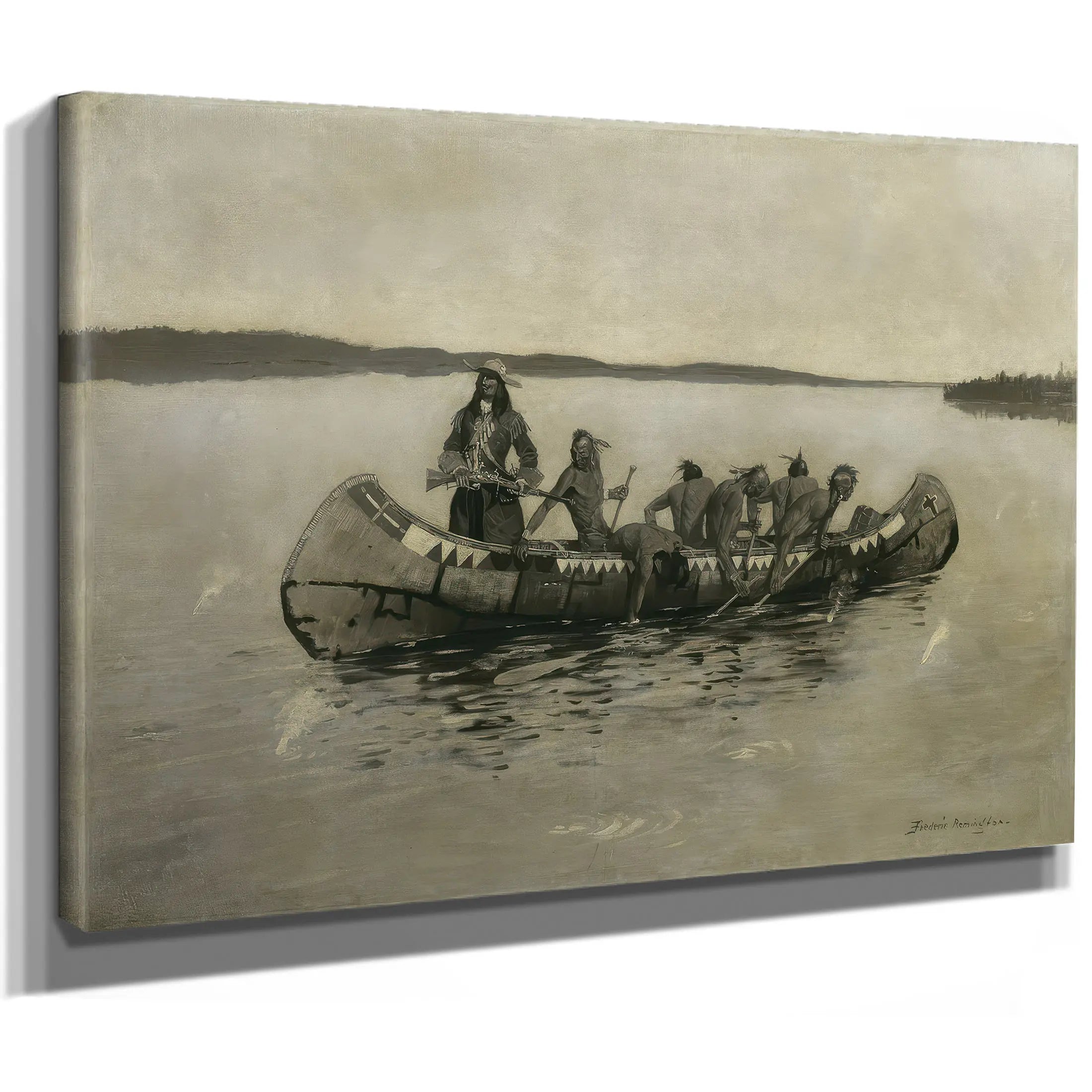 This Was A Fatal Embarkation by Frederic Remington