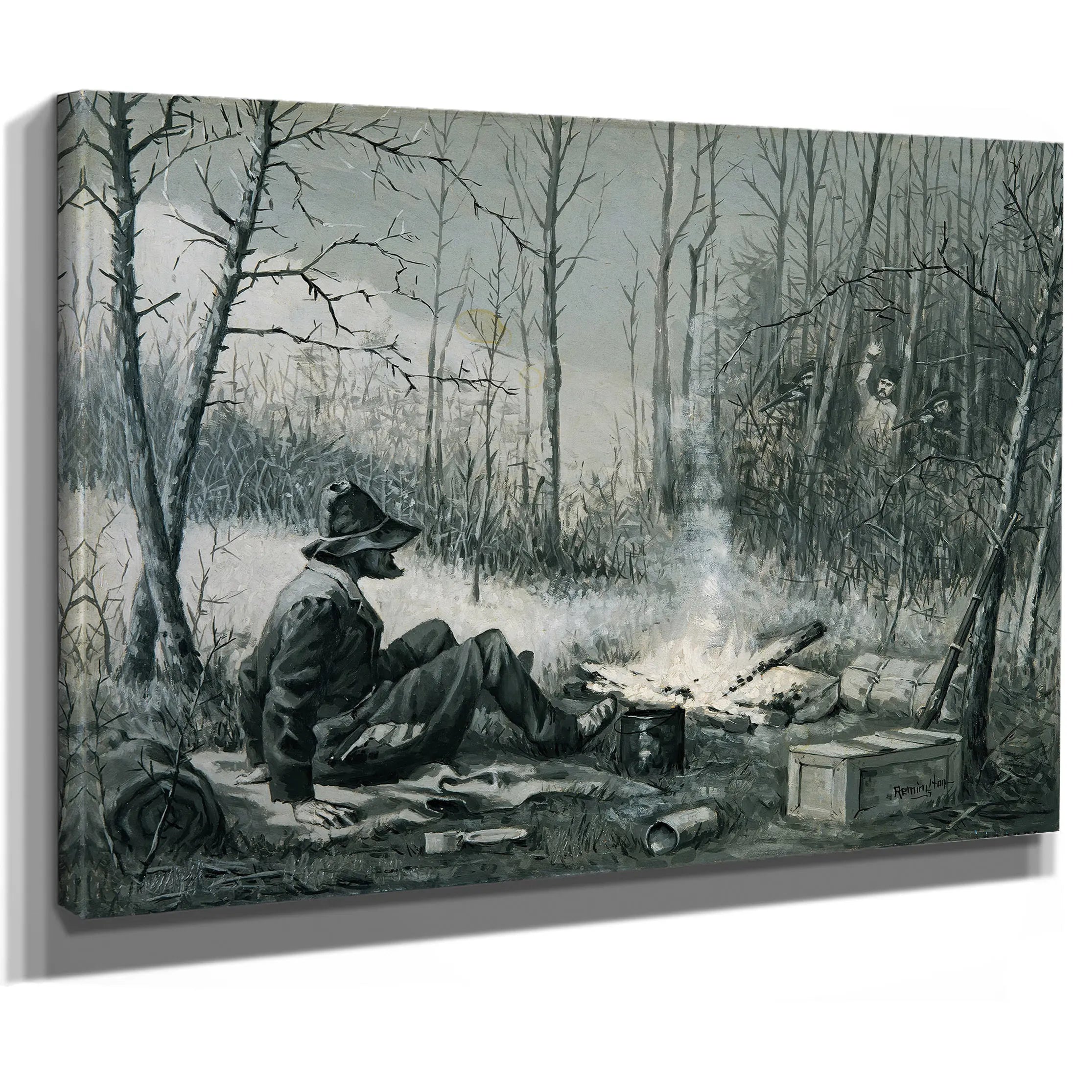 The Capture Of The German by Frederic Remington