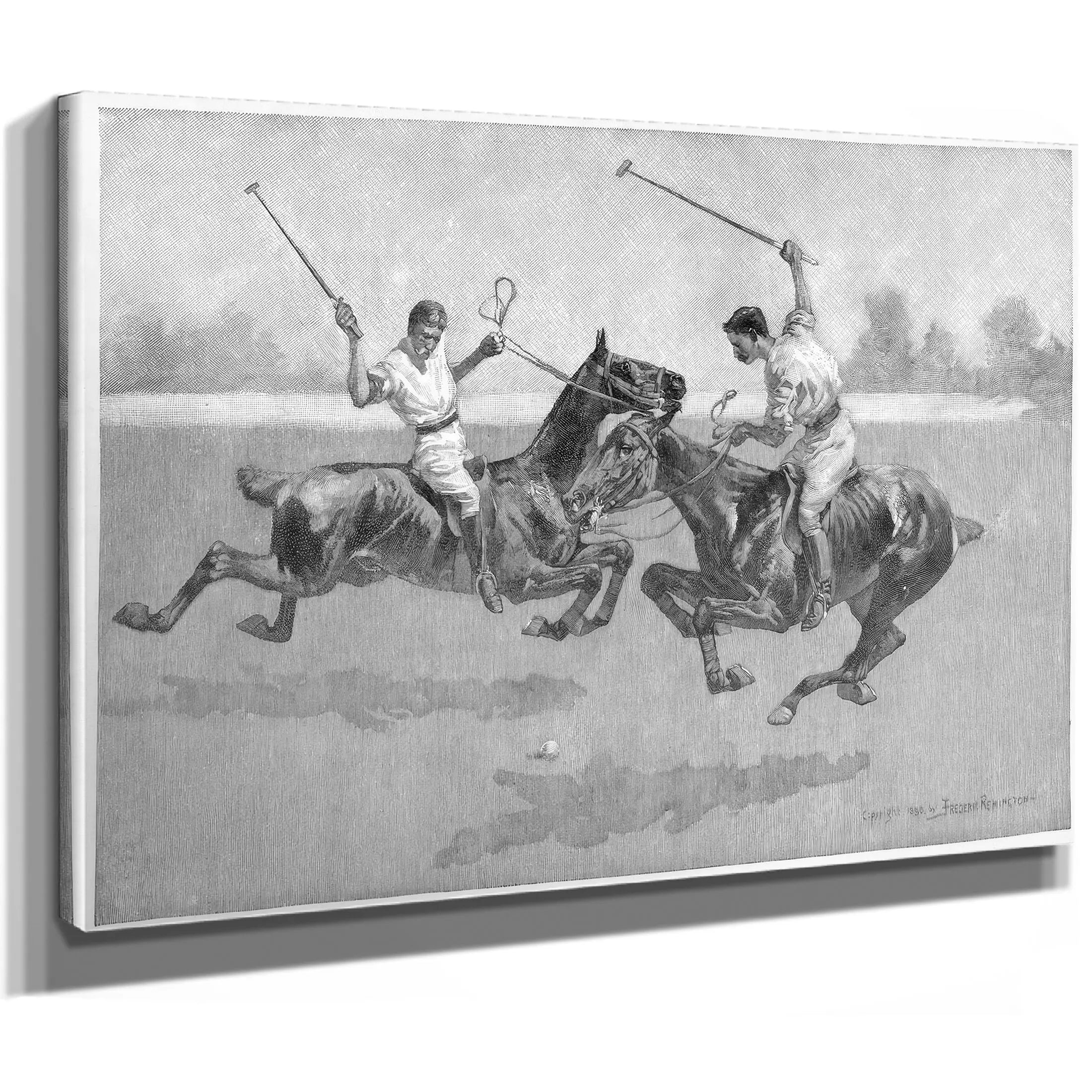 Polo Players by Frederic Remington