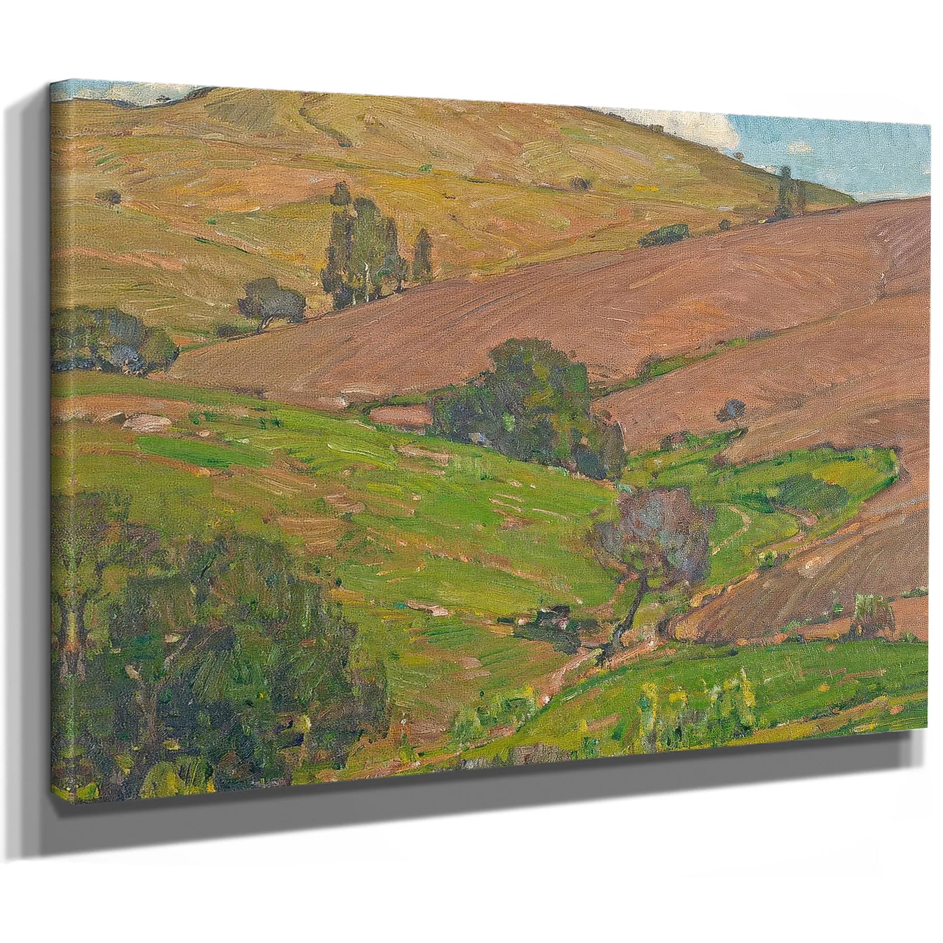 Where The Husband Man Toiled By William Wendt Fine Art Print