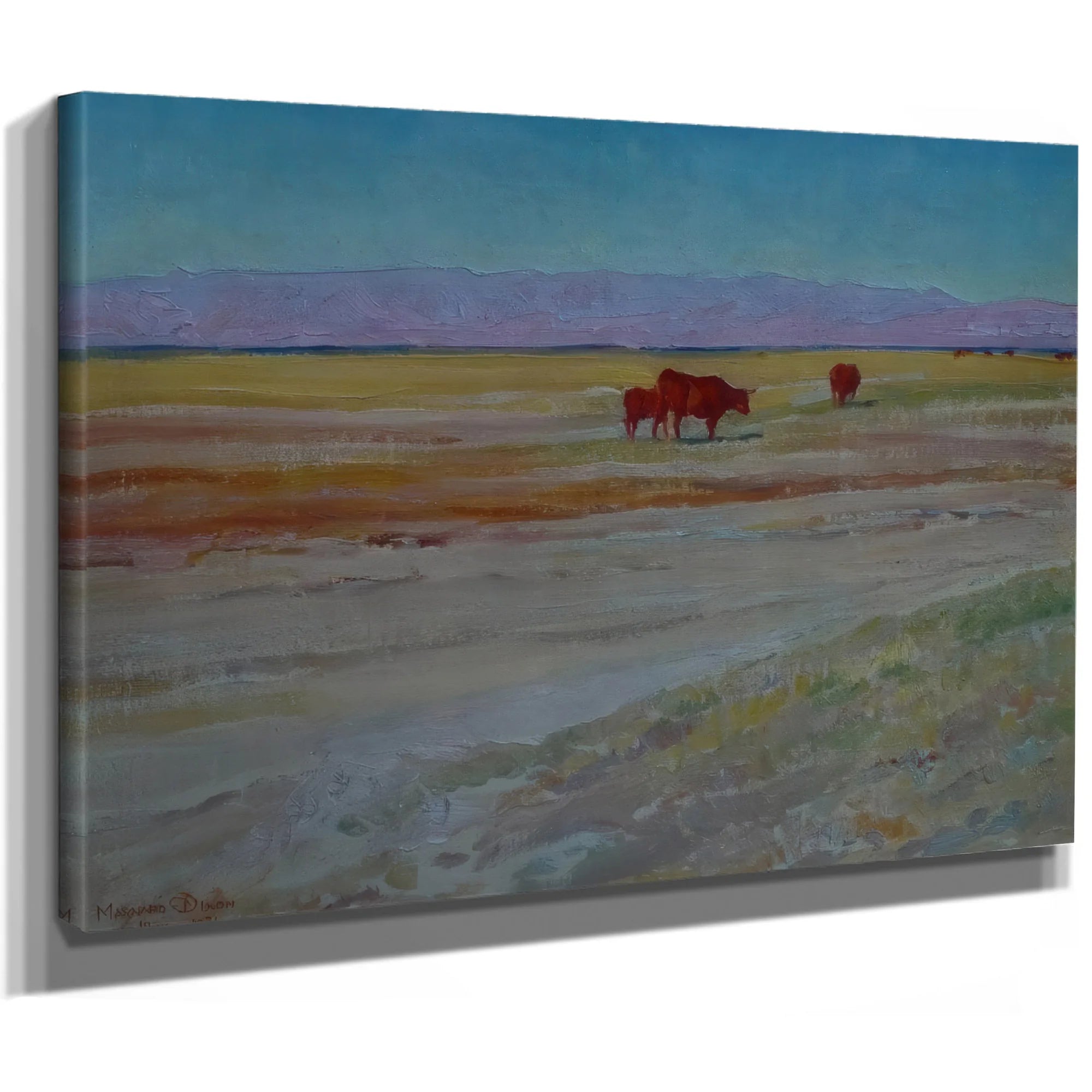 Morning On The San Joaquin Plains By Maynard Dixon Fine Art Print