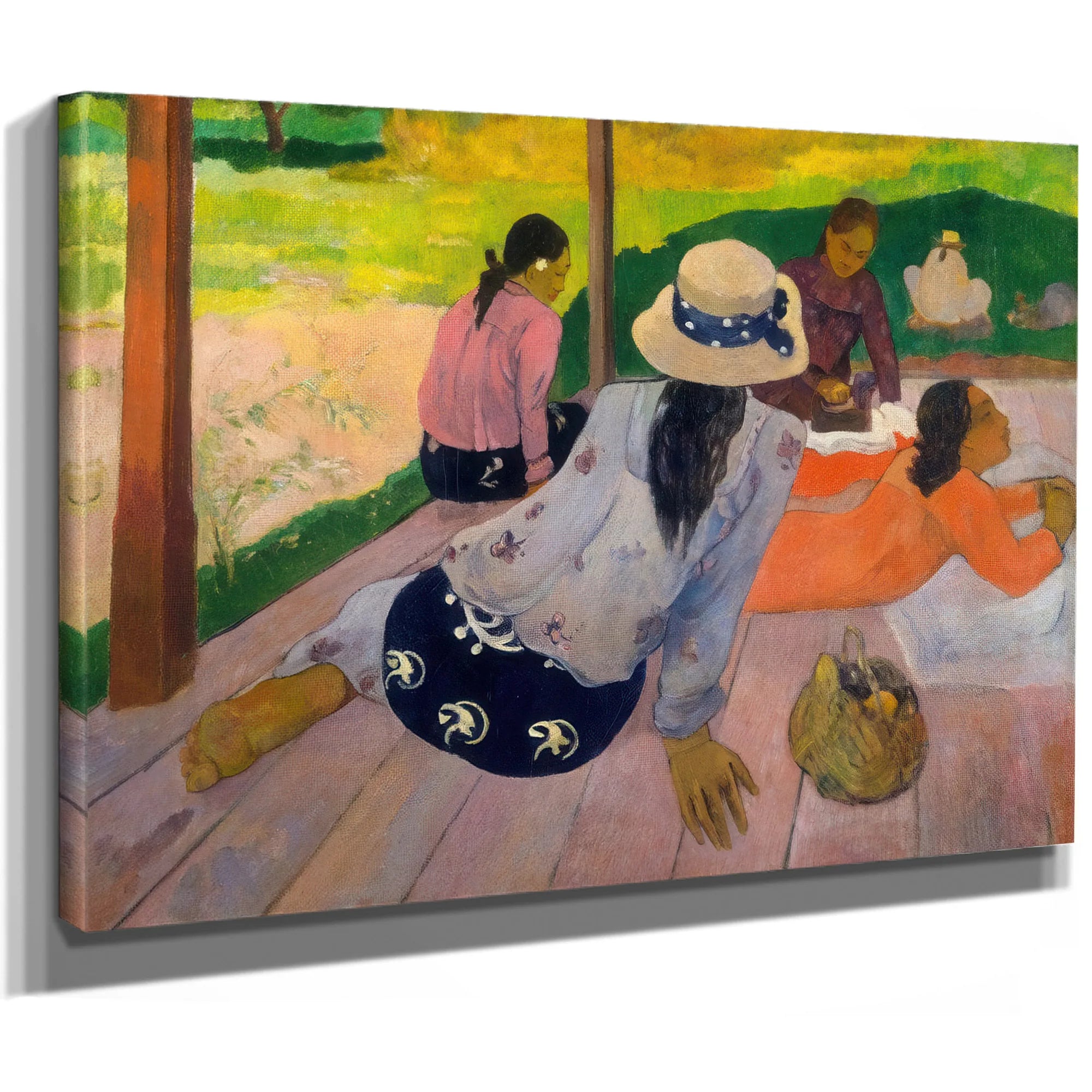 The Siesta 1894 By Paul Gauguin Fine Art Print