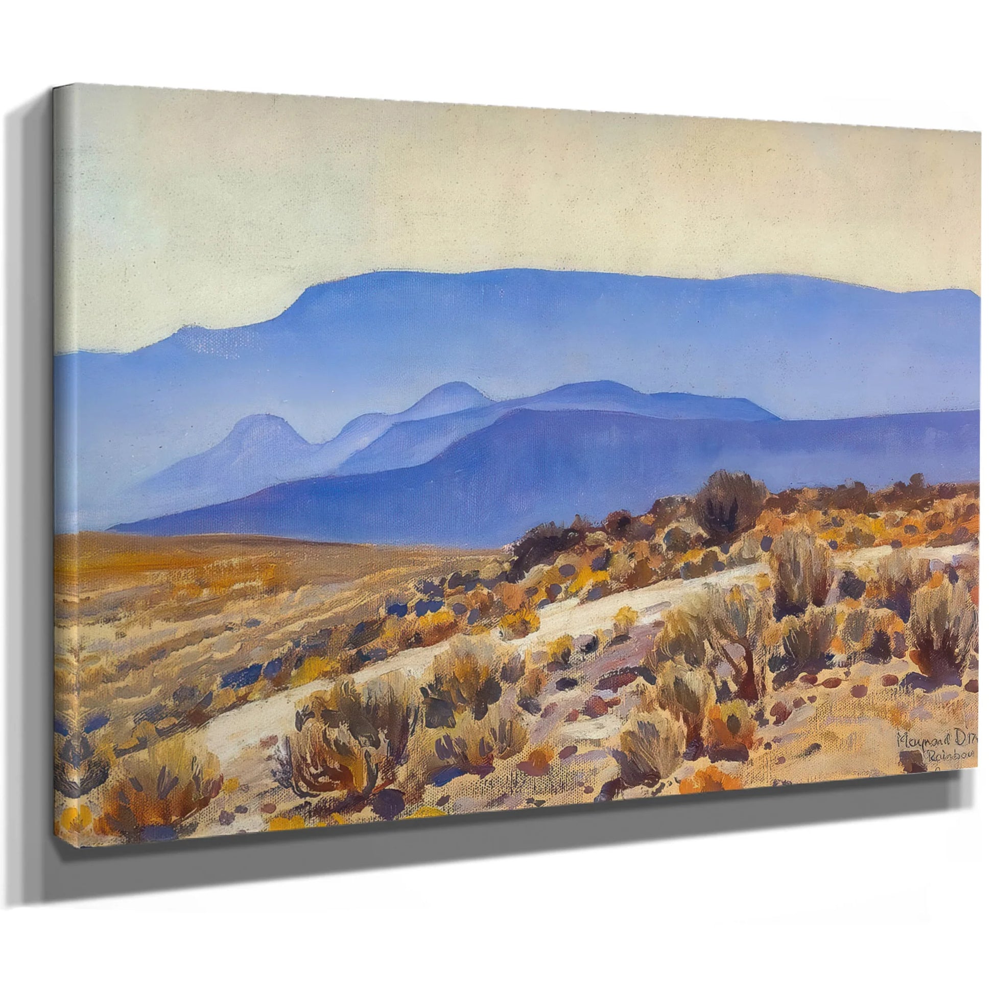 Smoky Morning By Maynard Dixon Fine Art Print