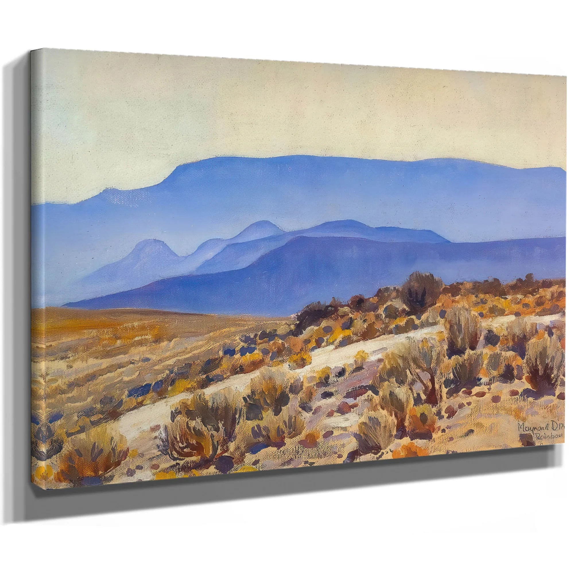 Smoky Morning By Maynard Dixon Fine Art Print