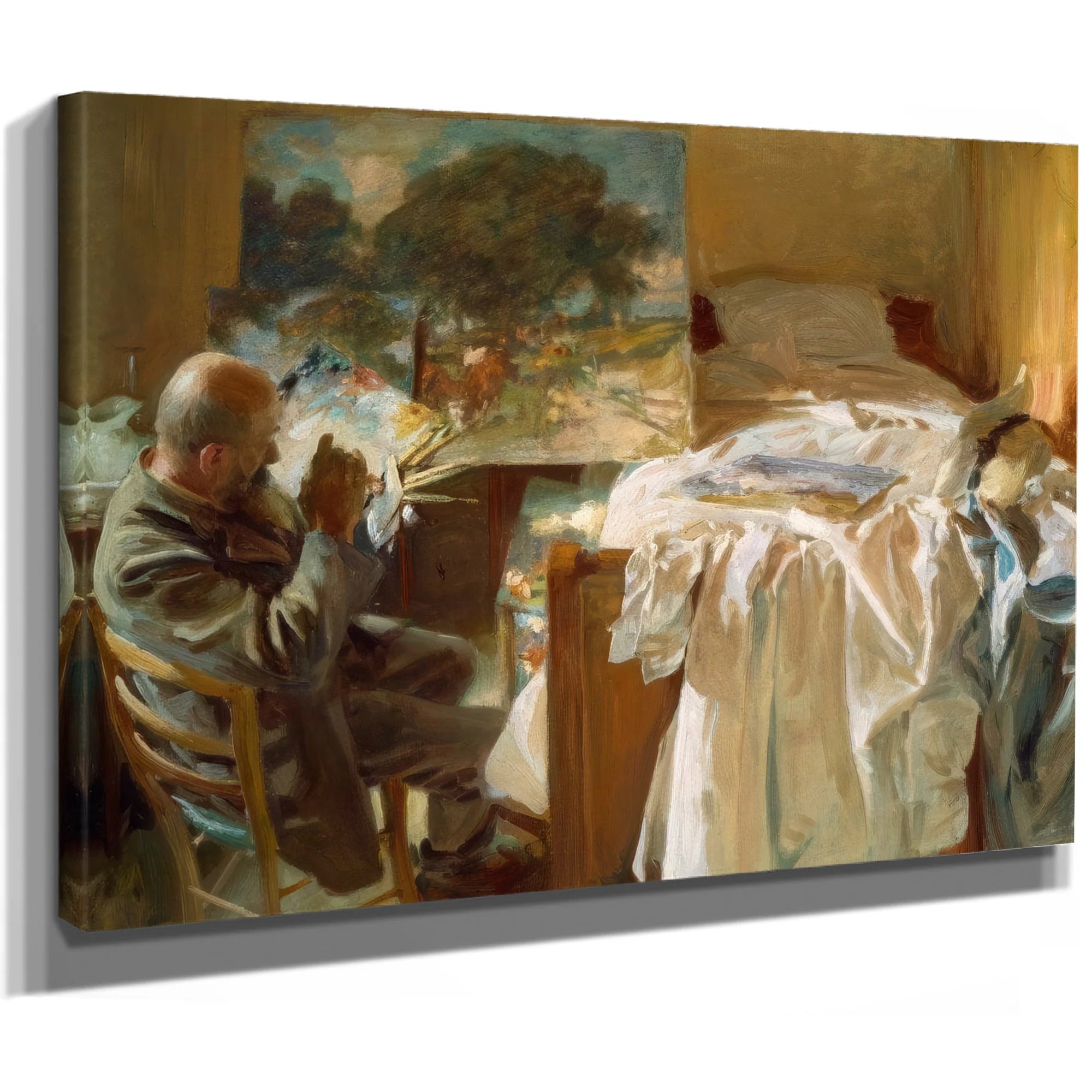 An Artist In His Studio By John Singer Sargent Fine Art Print