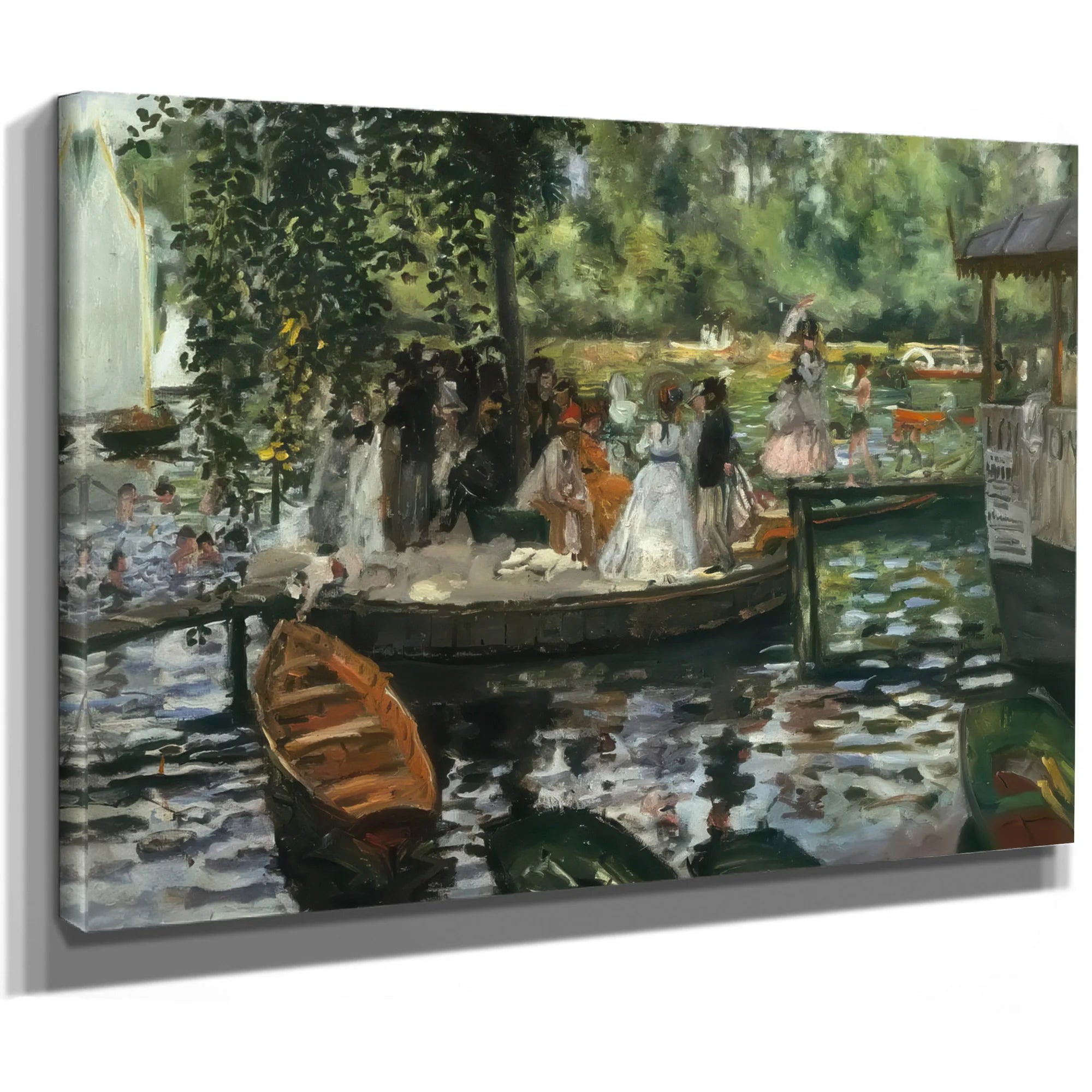 La Grenouillere 1869 By Claude Monet Fine Art Print