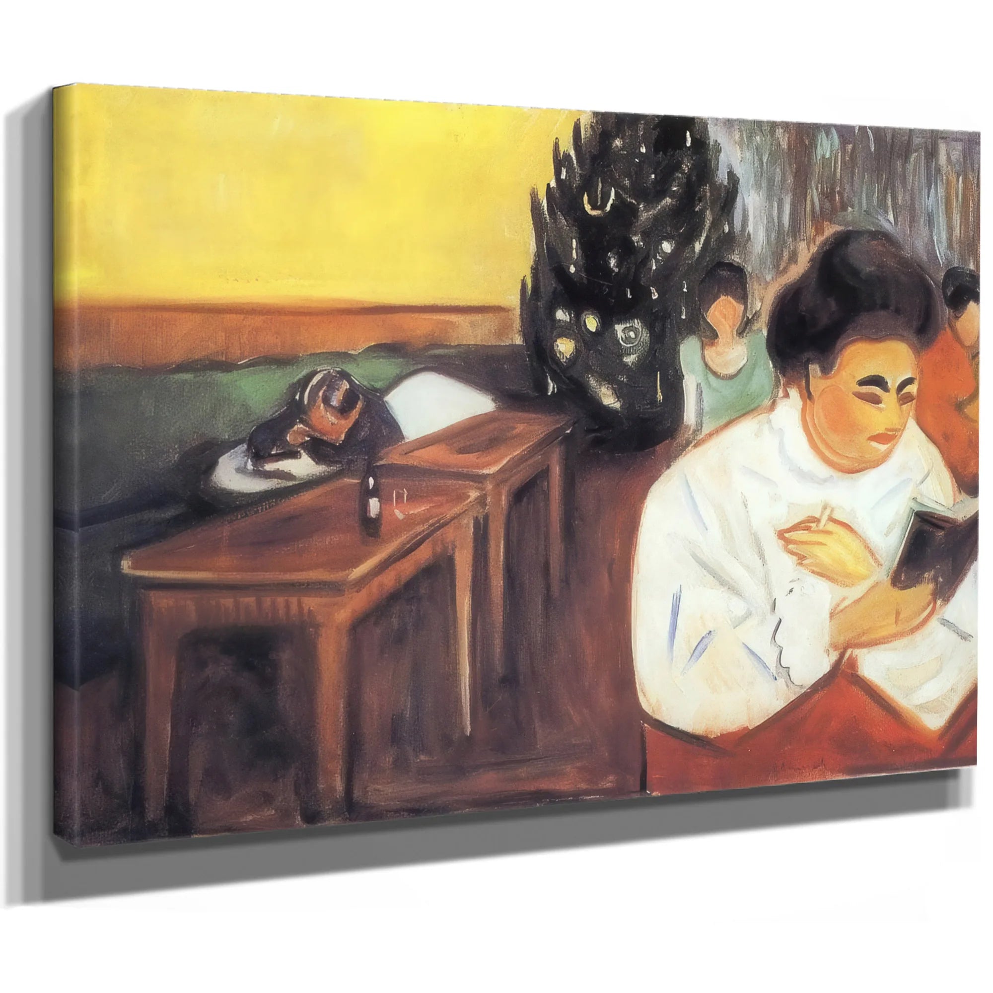 Christmas In The Brothel 1904 05 By Edvard Munch Fine Art Print