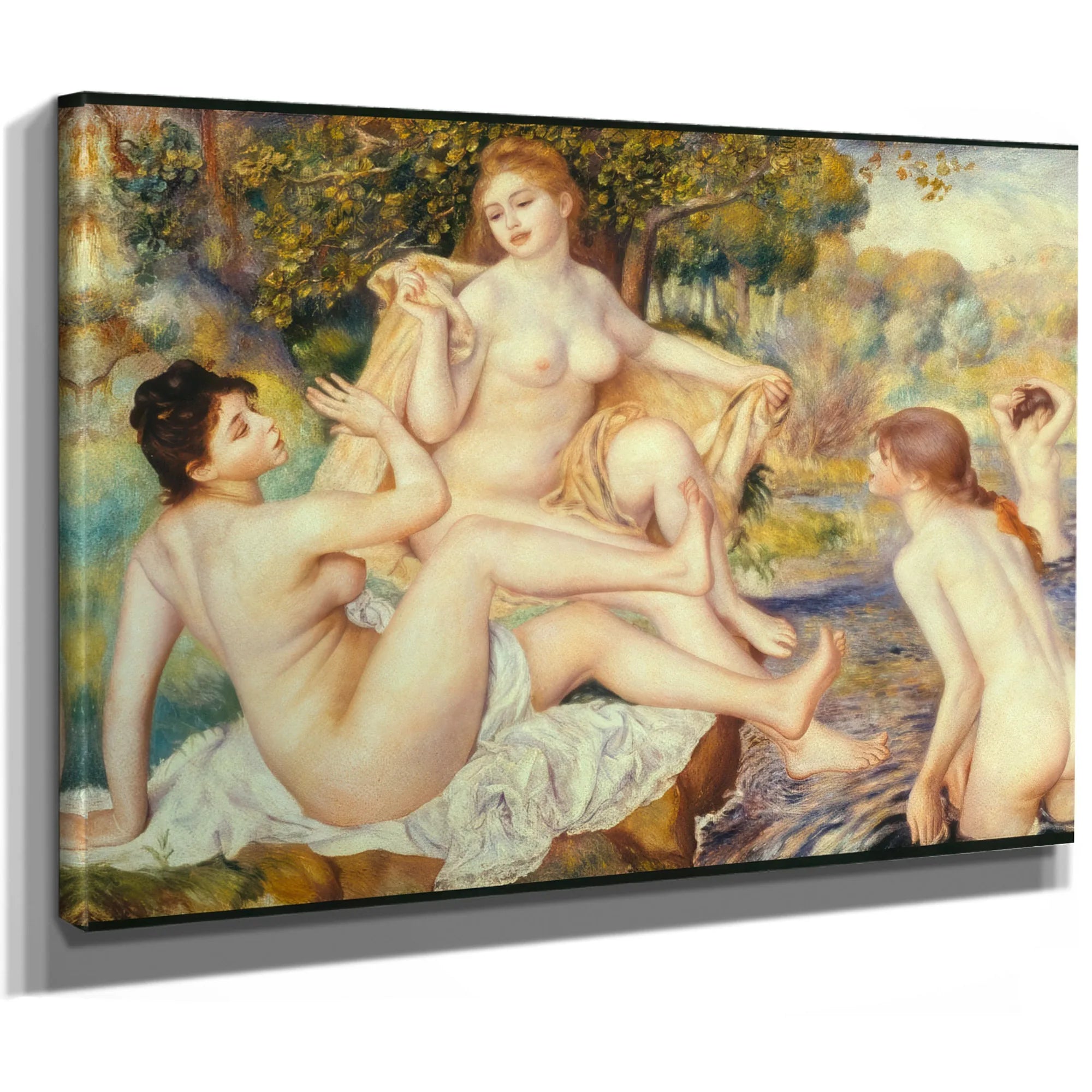 The Large Bathers By Pierre August Renoir Fine Art Print
