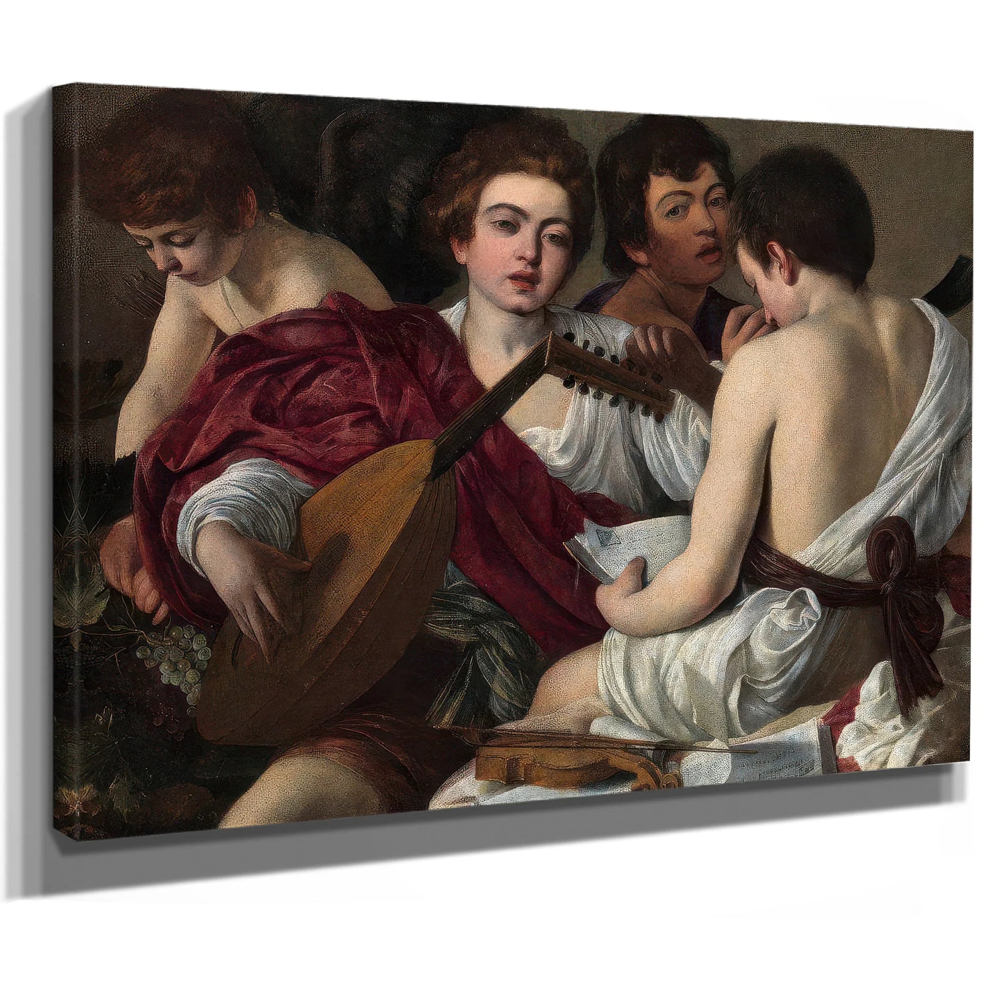 The Musicians 1595 By Caravaggio Fine Art Print