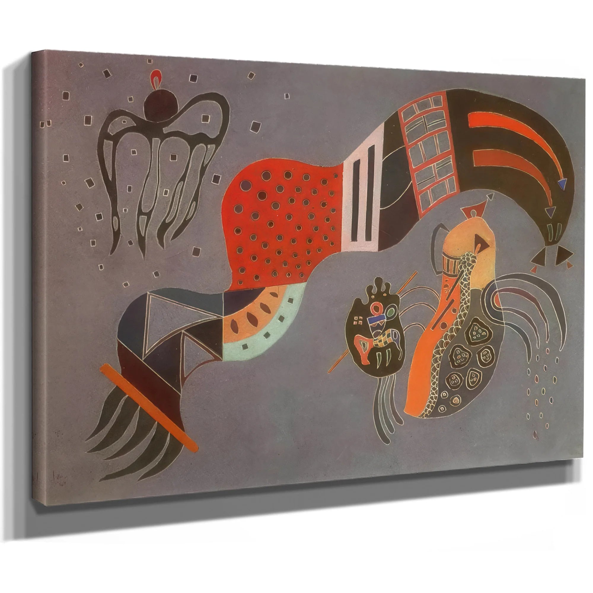 Tempered Elan By Wassily Kandinsky Fine Art Print