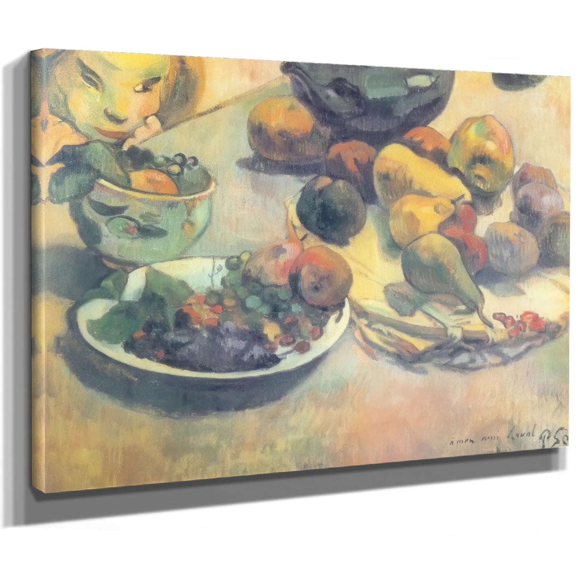 Still Life With Fruits By Paul Gauguin Fine Art Print