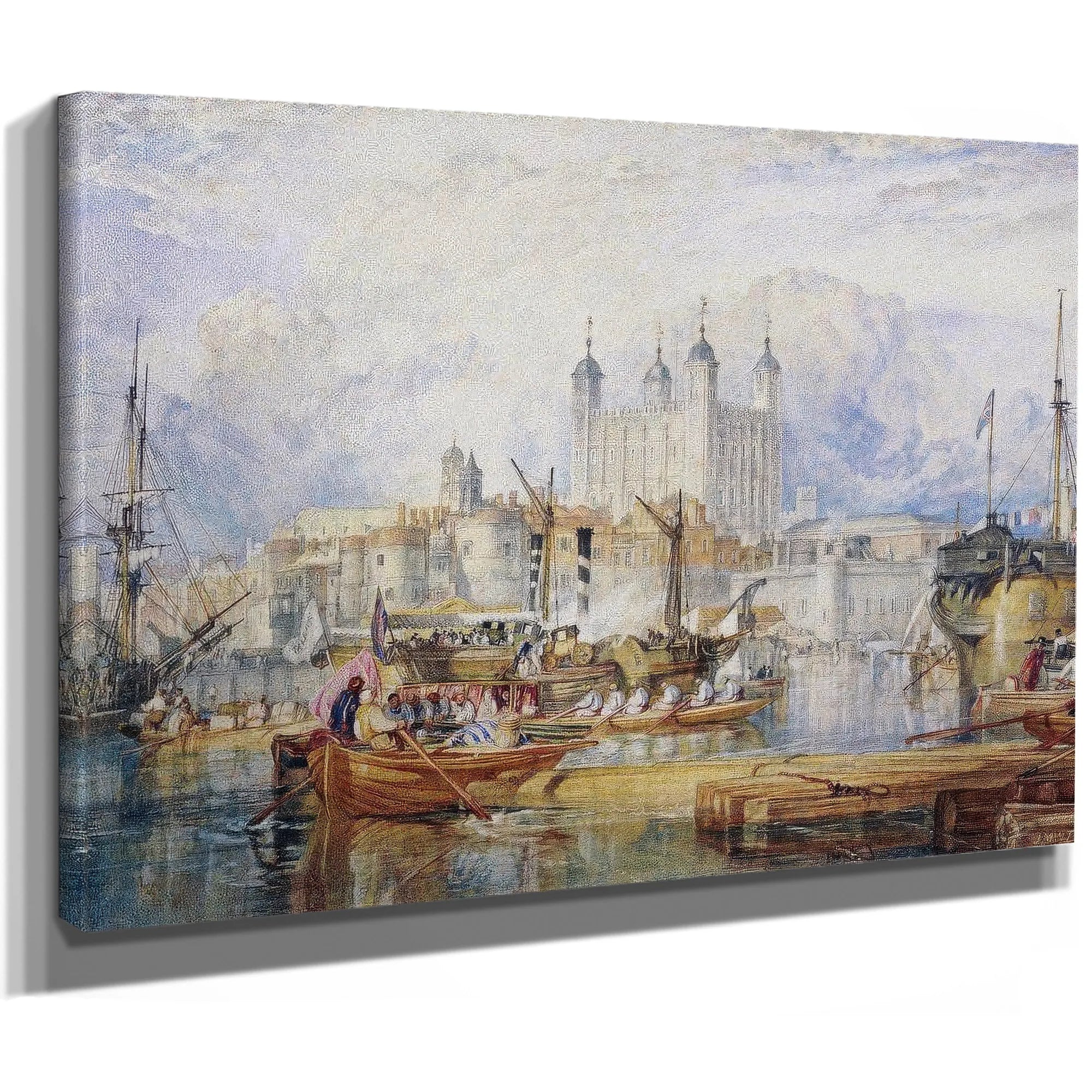 The Tower Of London By Joseph Mallord William Turner Fine Art Print