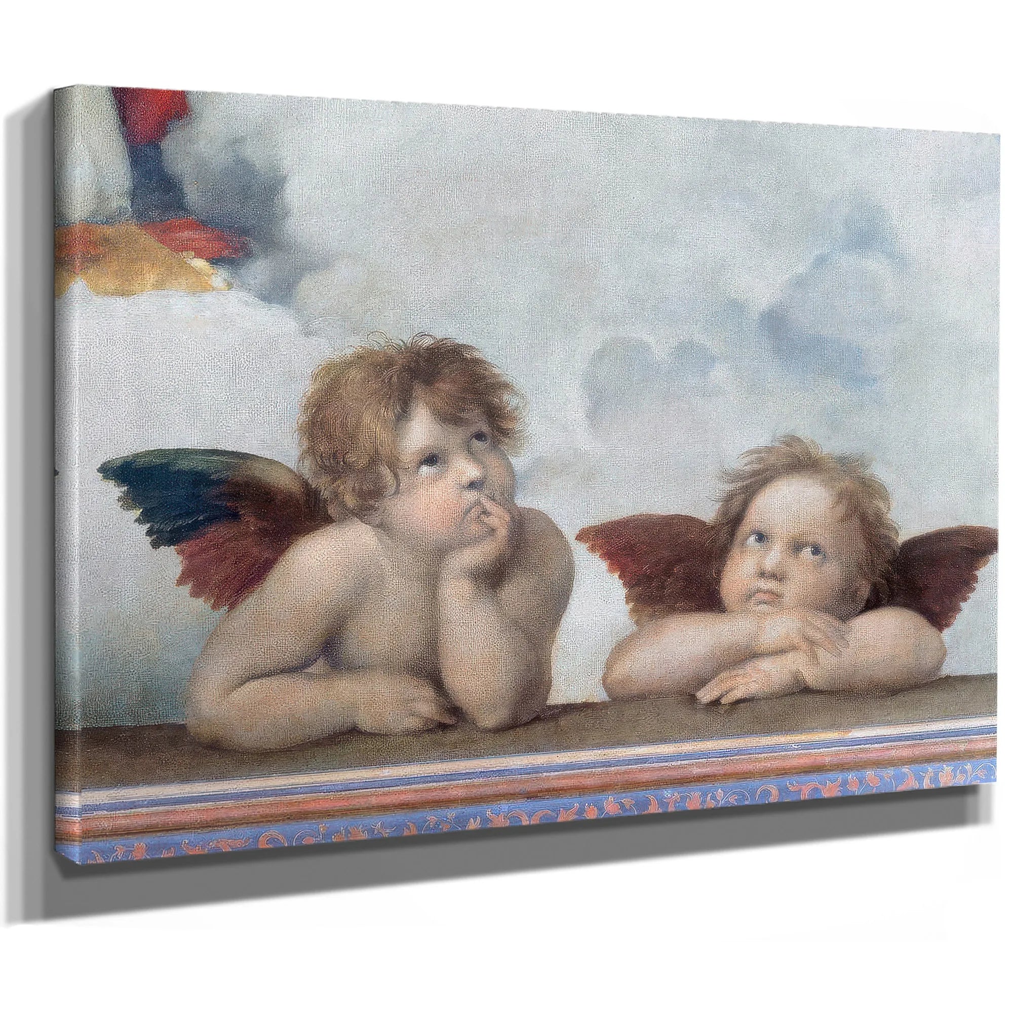 Putti Detail From The Sistine Madonna By Raphael Fine Art Print