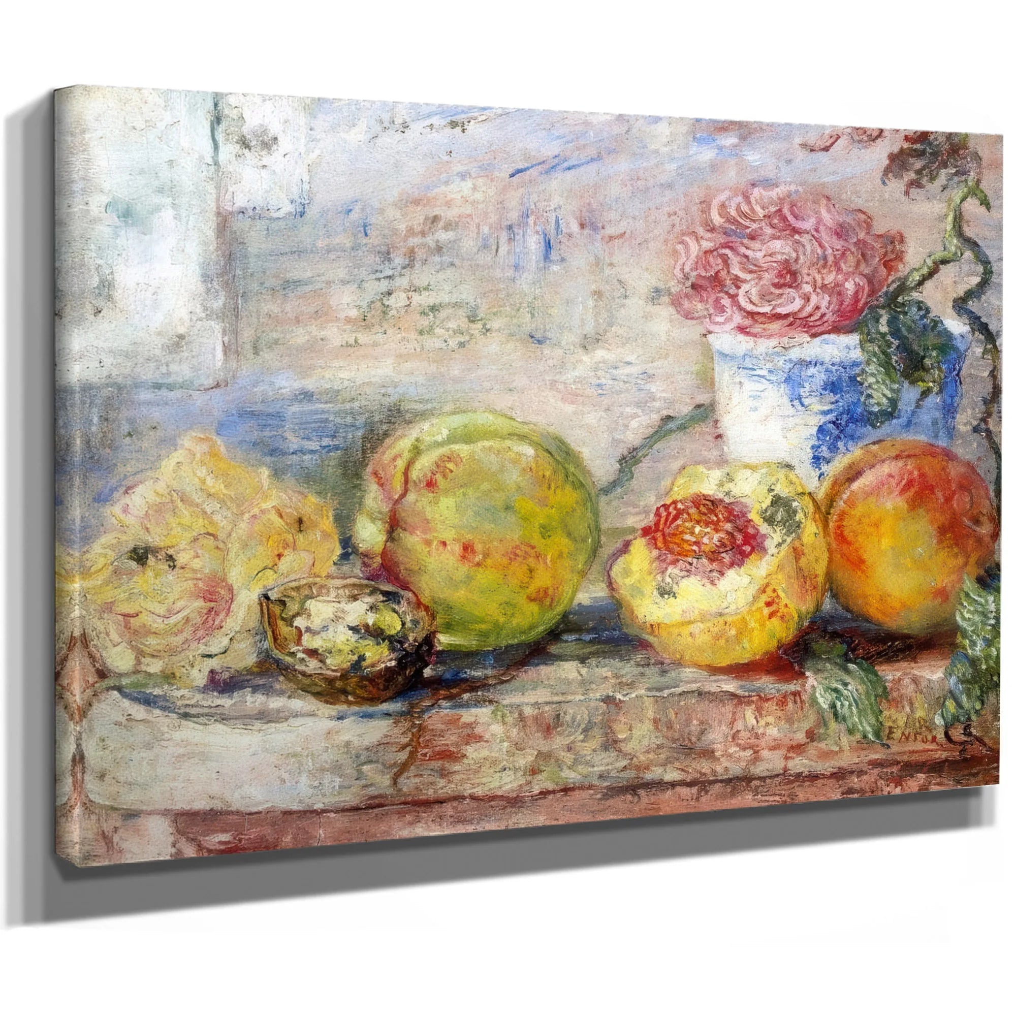 Peaches By James Ensor Fine Art Print