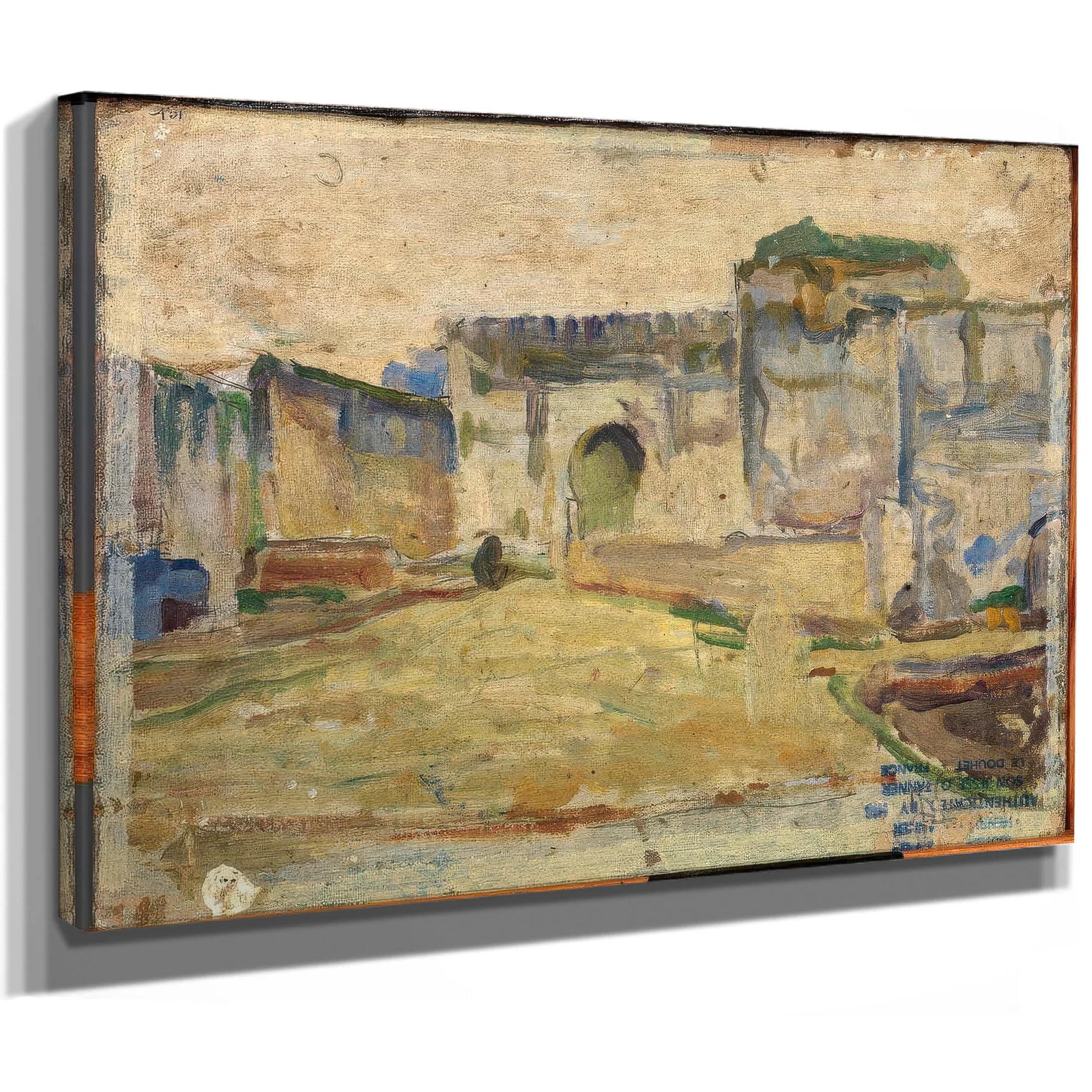 Street Scene, Tangier (Crenelated Architecture) By Henry Ossawa Tanner Fine Art Print