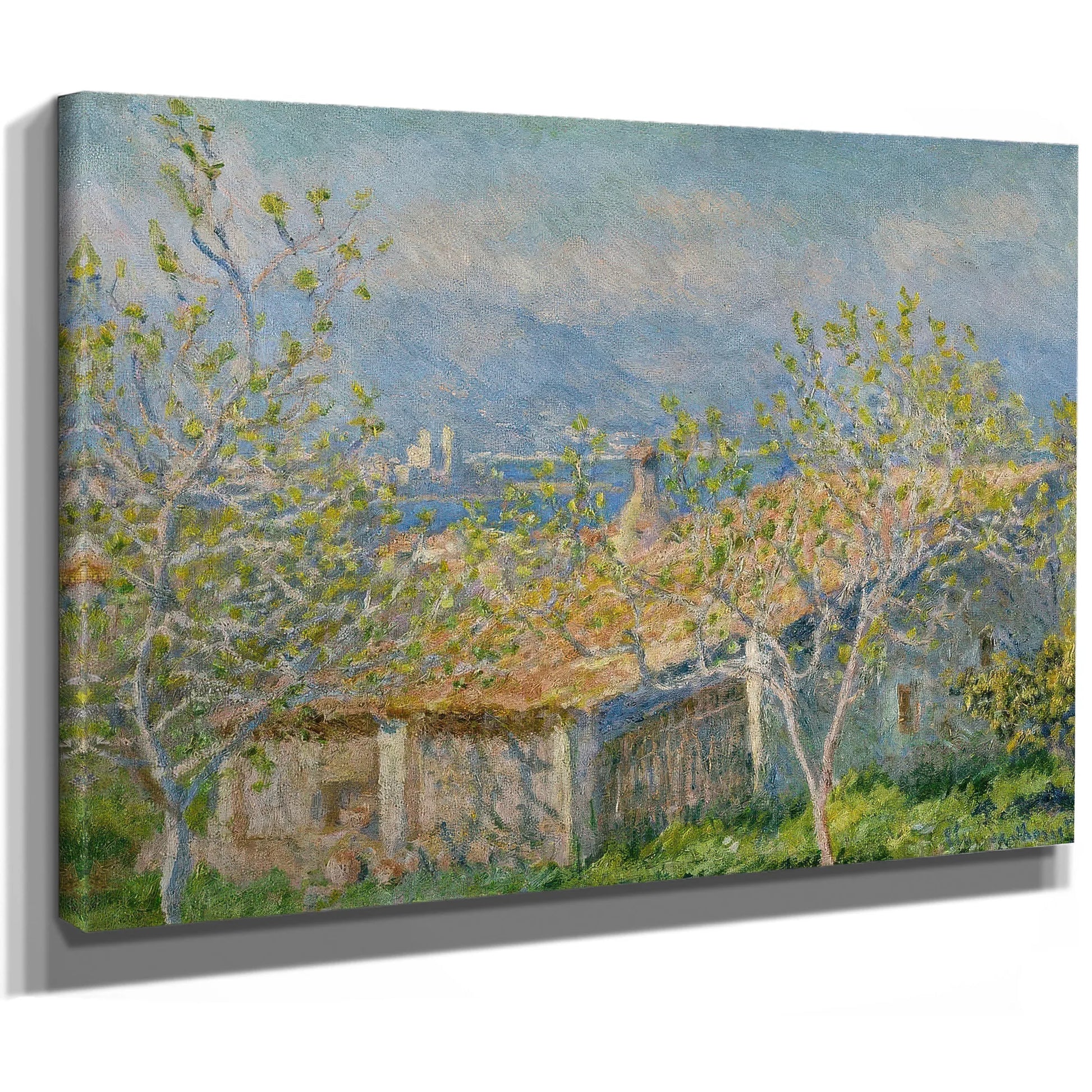 Gardner's House At Antibes By Claude Monet Fine Art Print