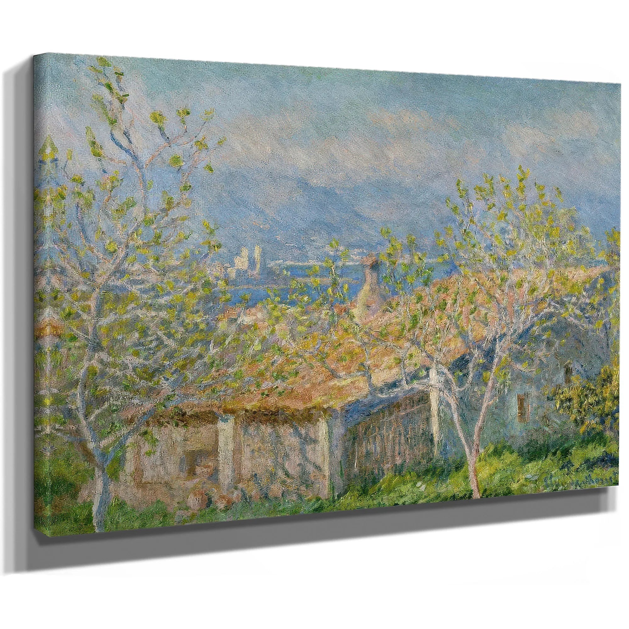 Gardner's House At Antibes By Claude Monet Fine Art Print