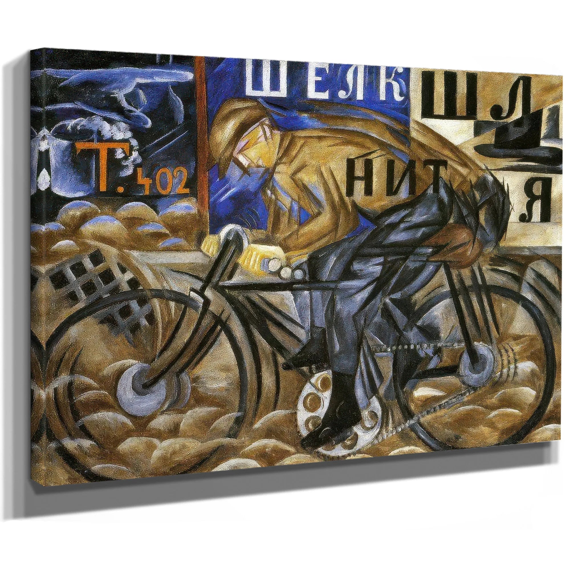 The Cyclist 1913 By Natalia Goncharova Fine Art Print
