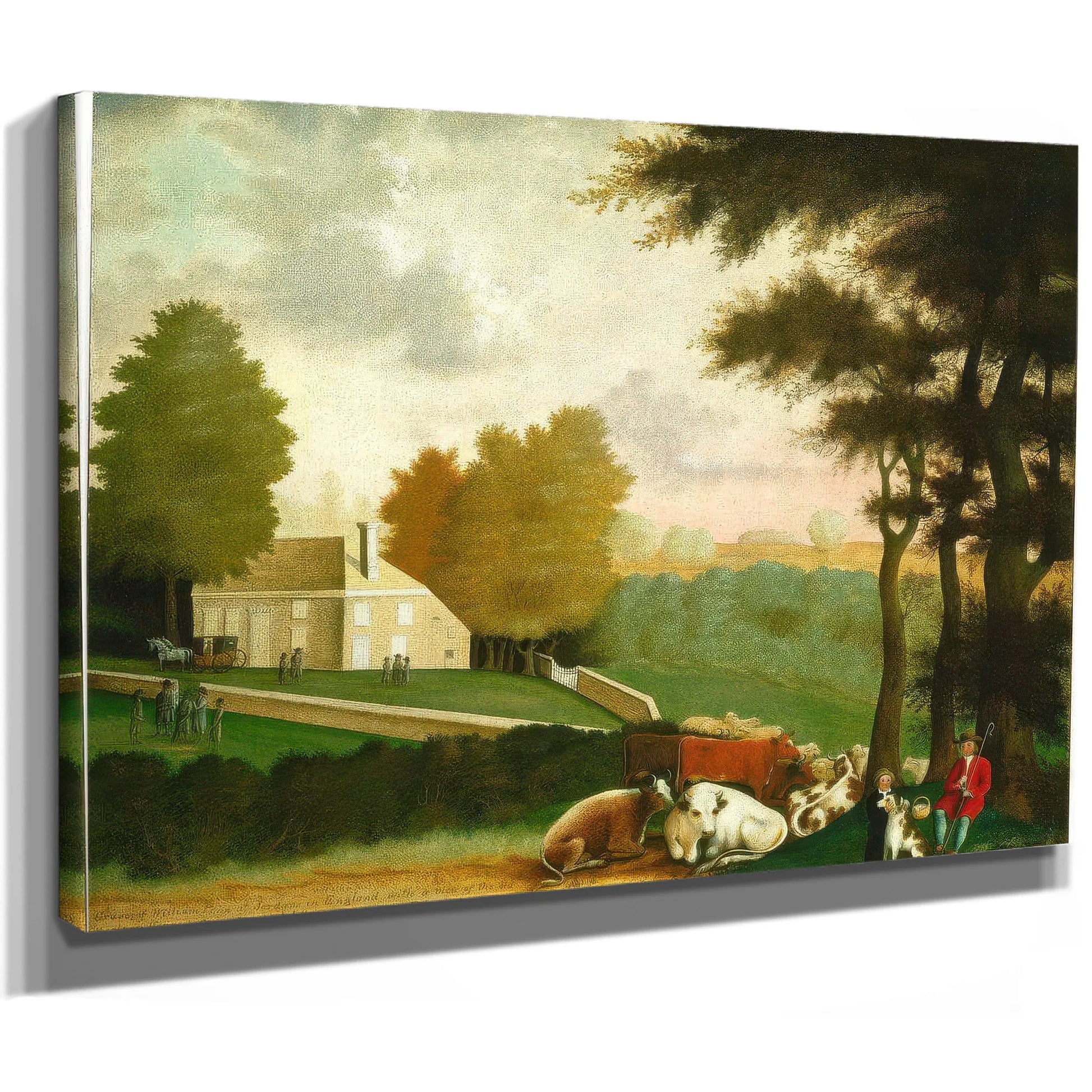 The Grave Of William Penn 1848 By Edward Hicks Fine Art Print