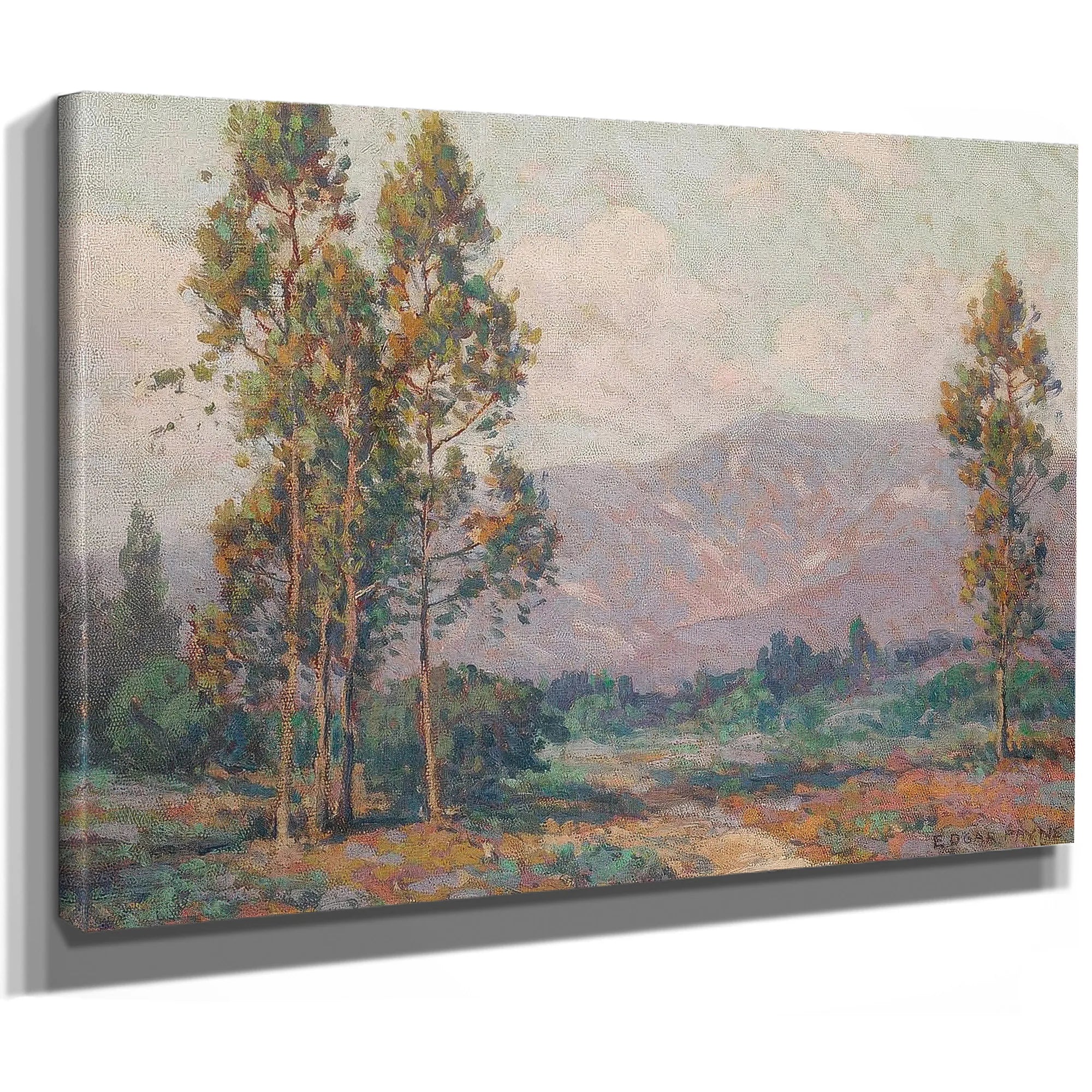 Santa Barbara Mountains By Edgar Payne Fine Art Print