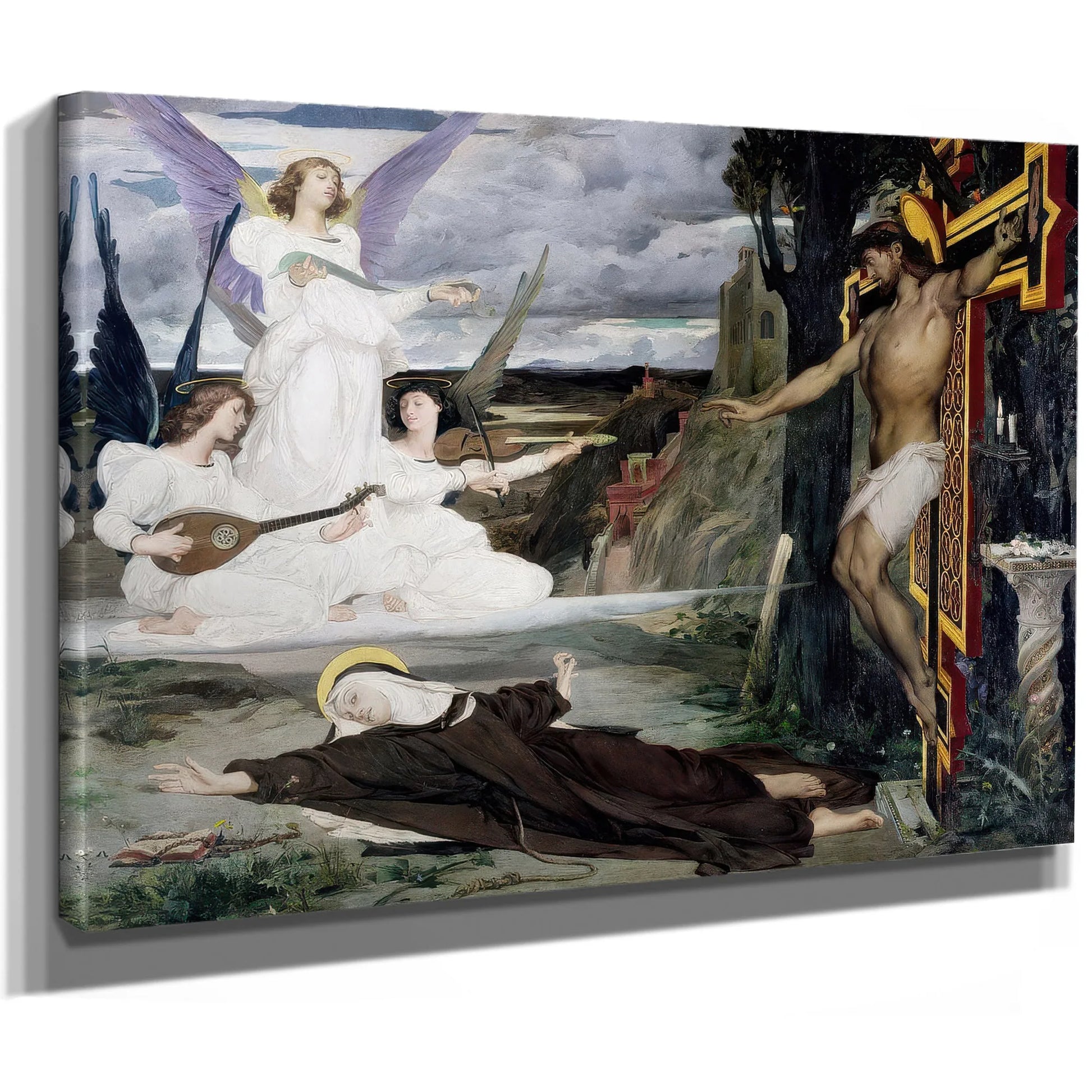 La Vision 1872 By Luc Olivier Merson Fine Art Print
