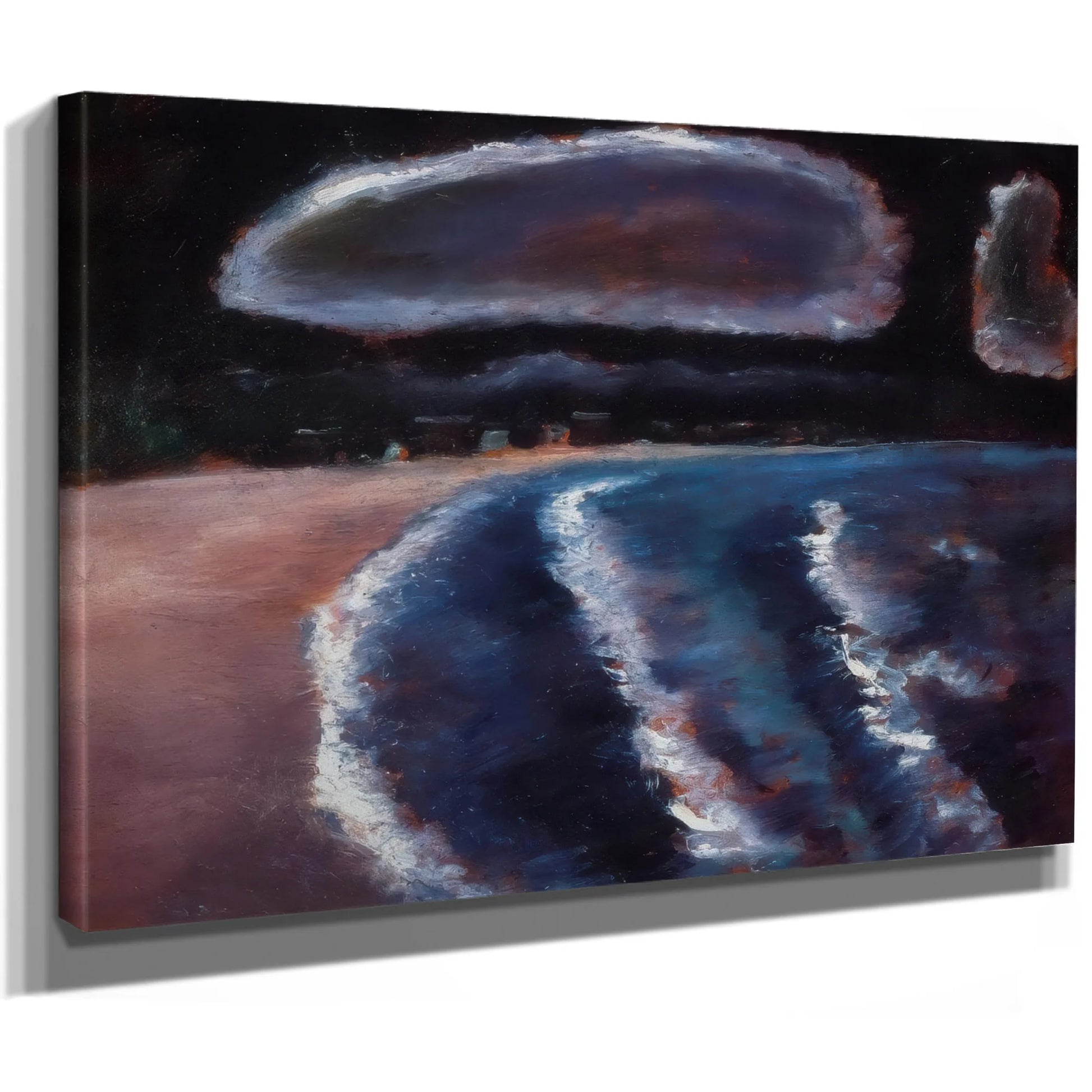Storm Down Pine Point Way Old Orchard Maine By Marsden Hartley Fine Art Print