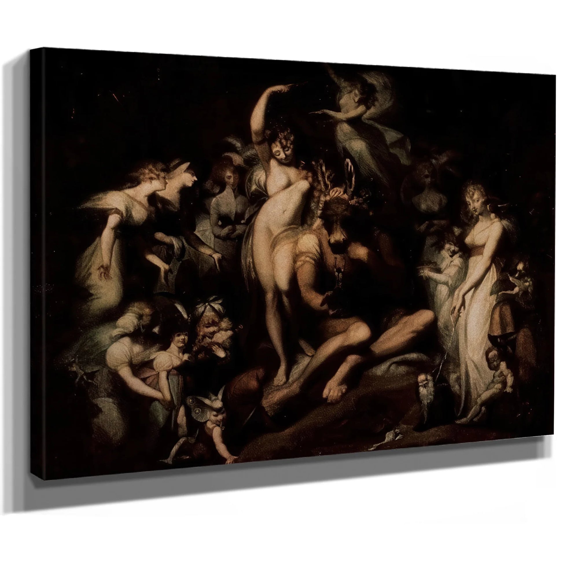 Titania And Bottom By Henry Fuseli Fine Art Print