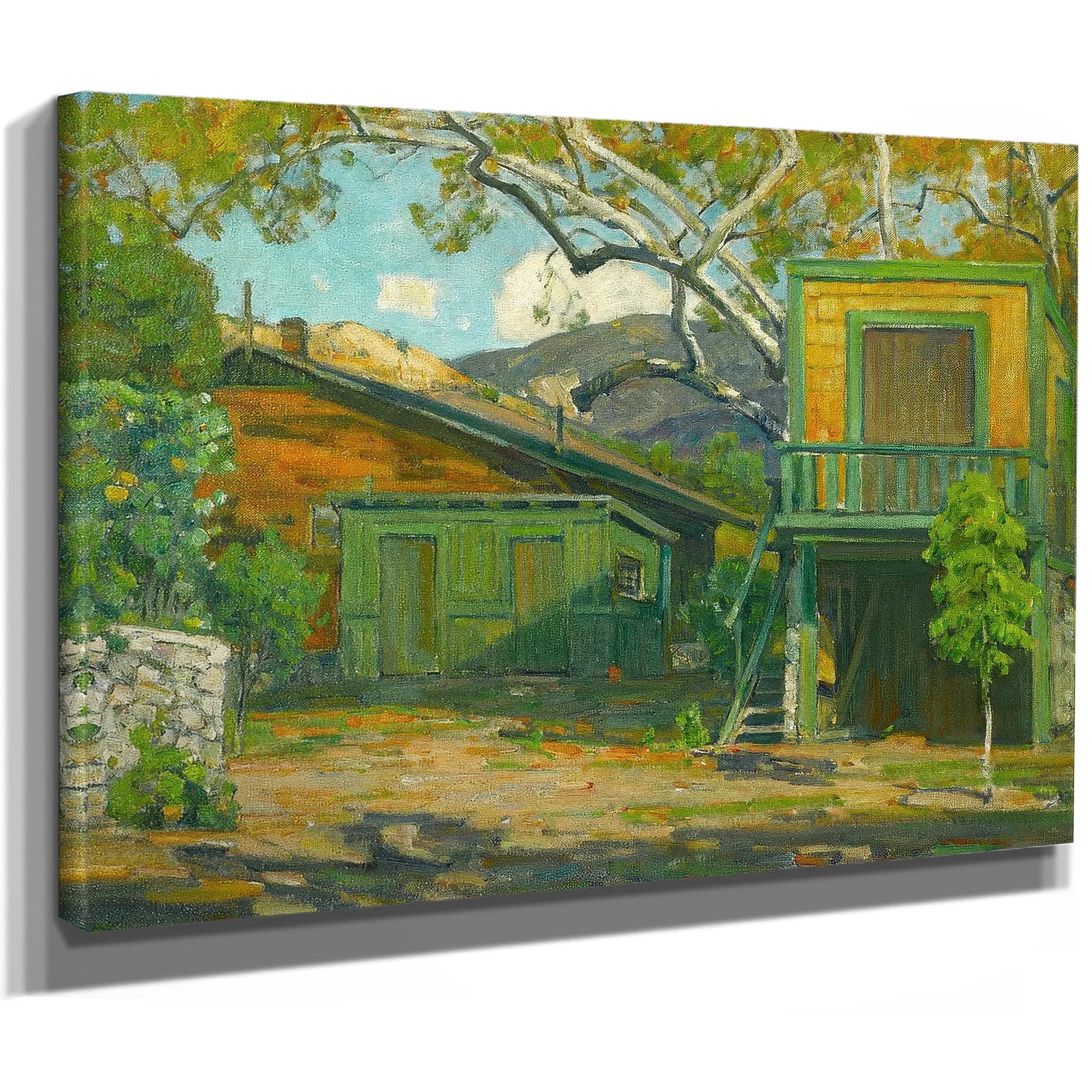 Canyon Cottage 1940 By William Wendt Fine Art Print