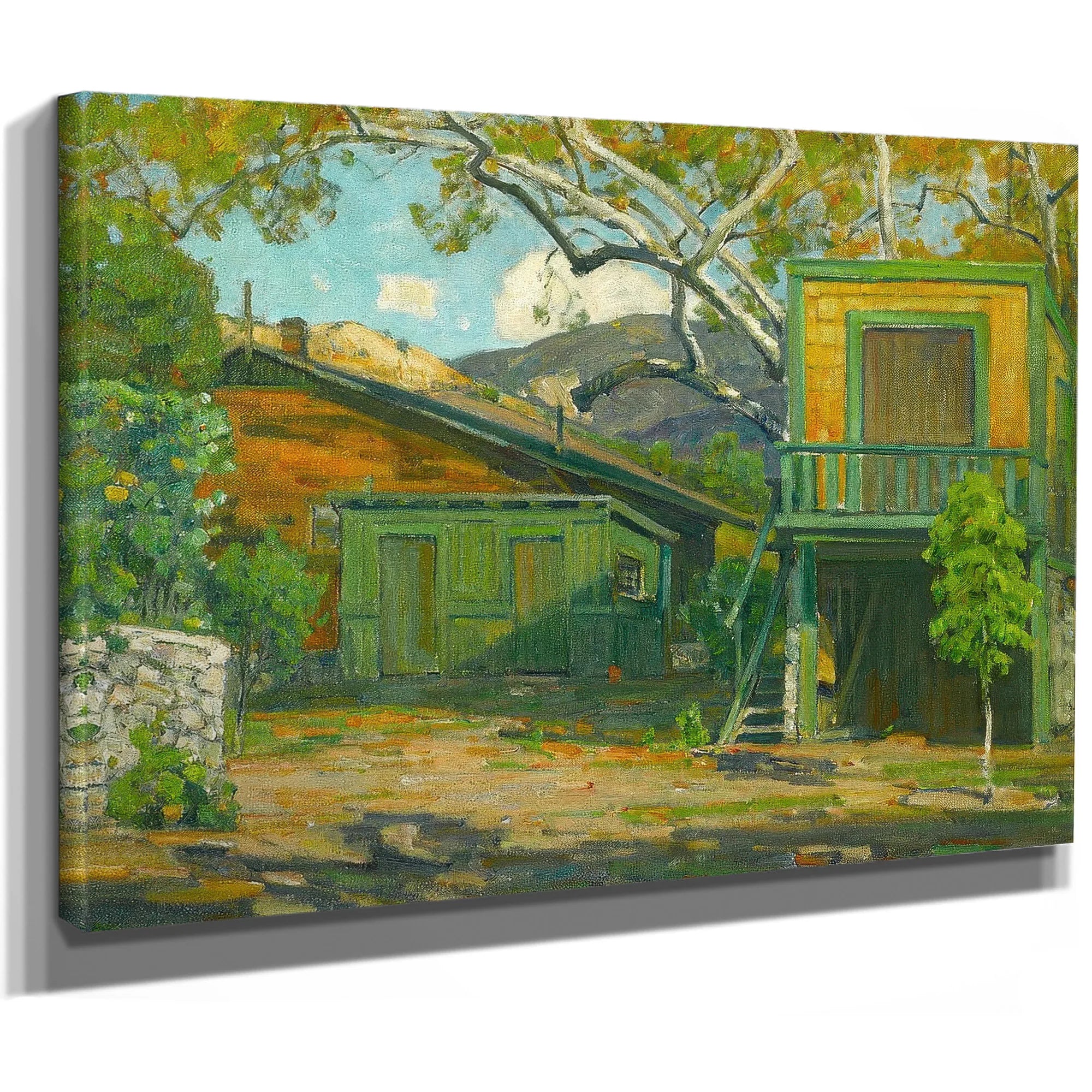 Canyon Cottage 1940 By William Wendt Fine Art Print