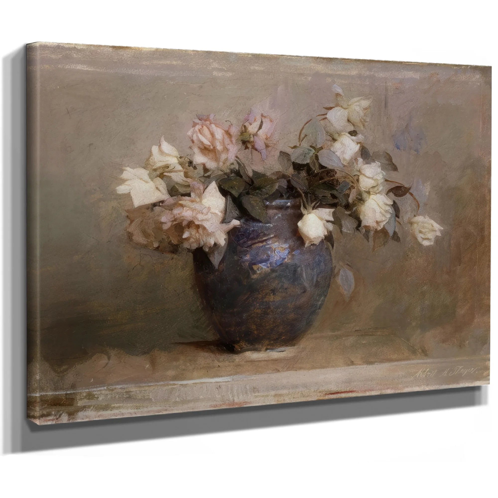 Roses By Abbott Handerson Thayer Fine Art Print