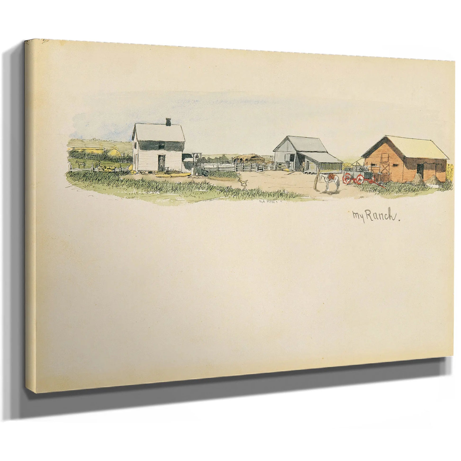 My Ranch by Frederic Remington