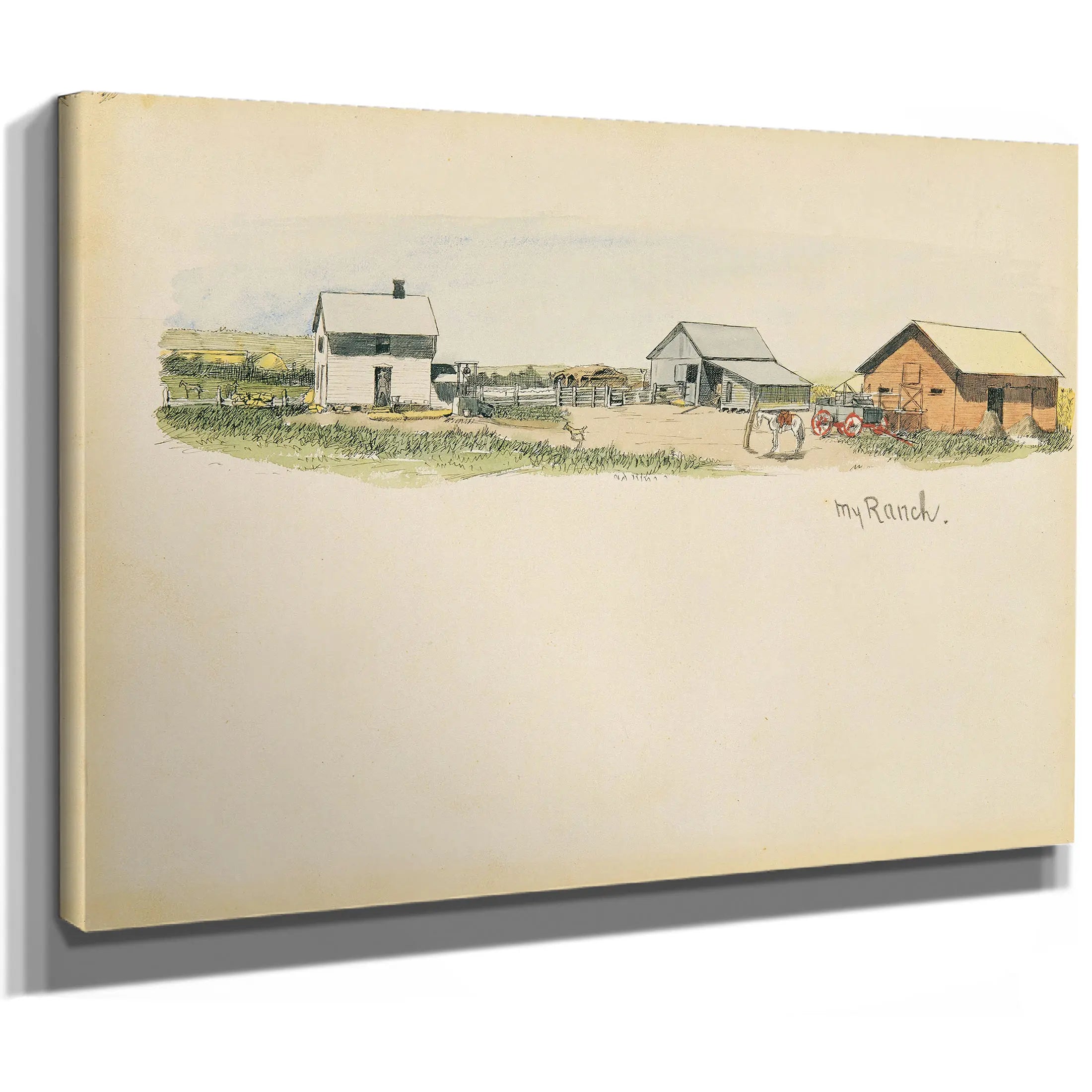 My Ranch by Frederic Remington
